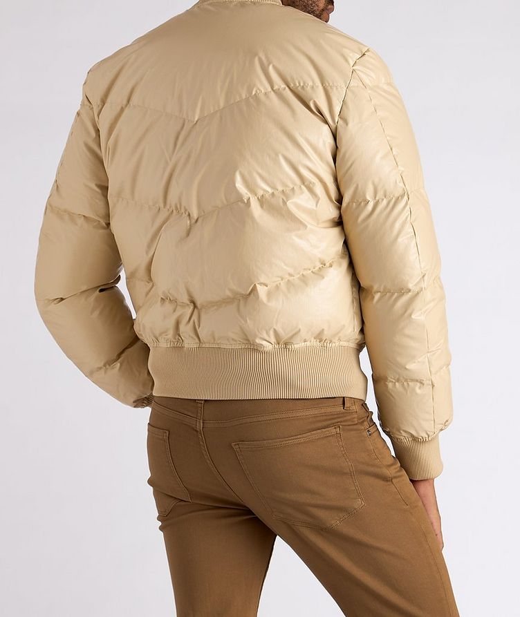 Quilted Down Bomber Jacket image 2