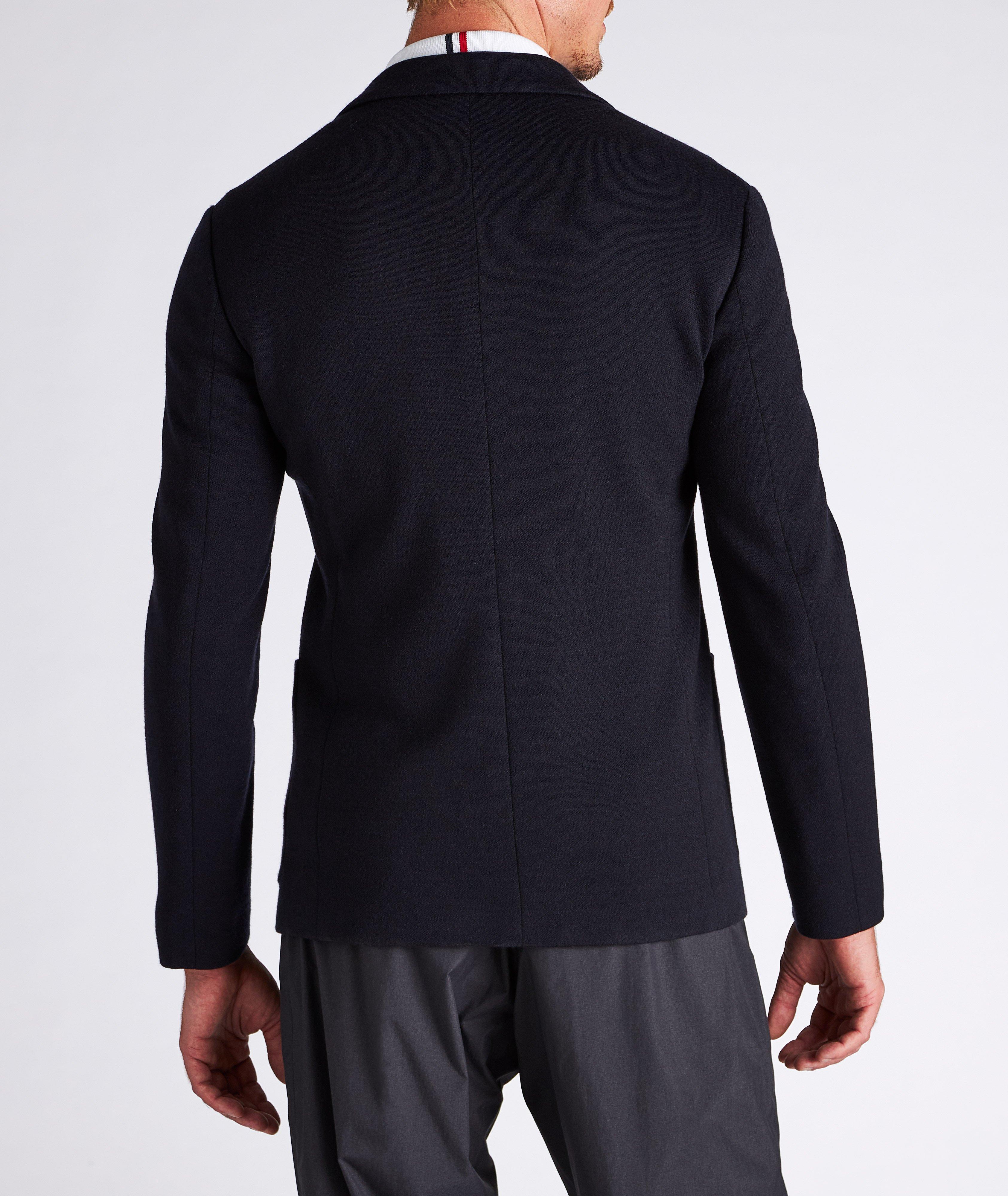 Emblem Logo Wool-Cashmere Sports Jacket image 3