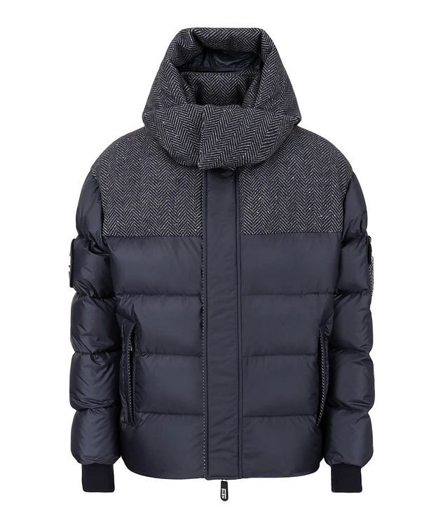 Neve Cashmere Insert Padded Bomber Jacket picture 1