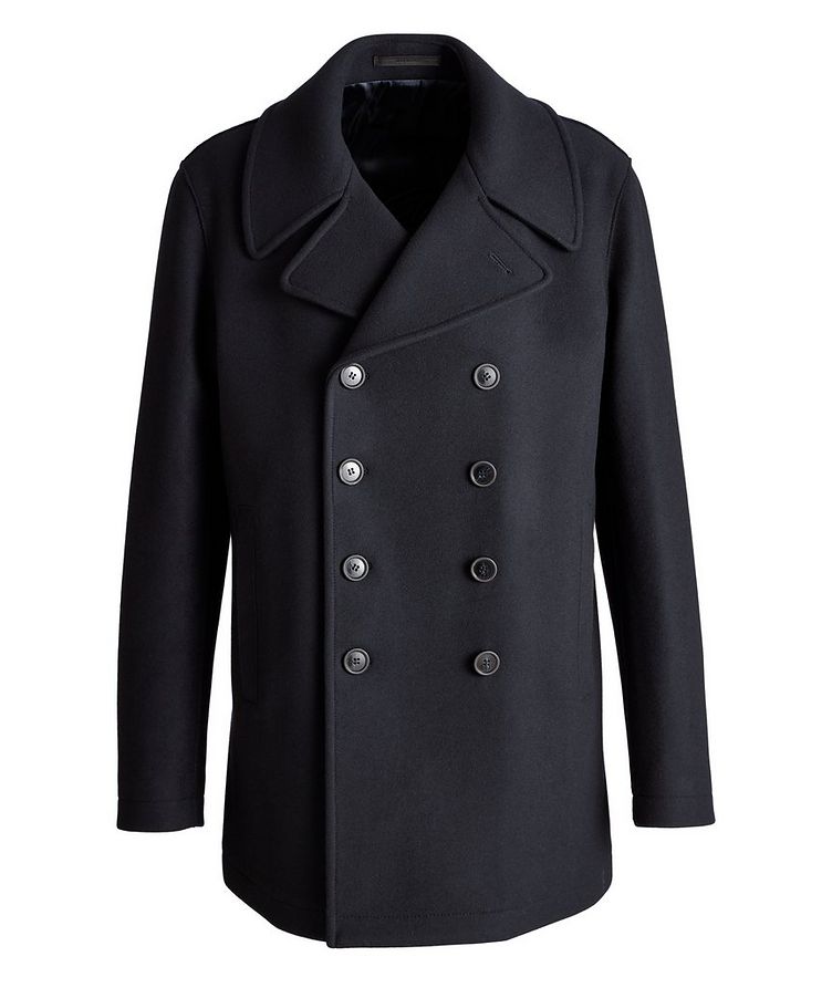 Wool-Cashmere Caban Coat image 0