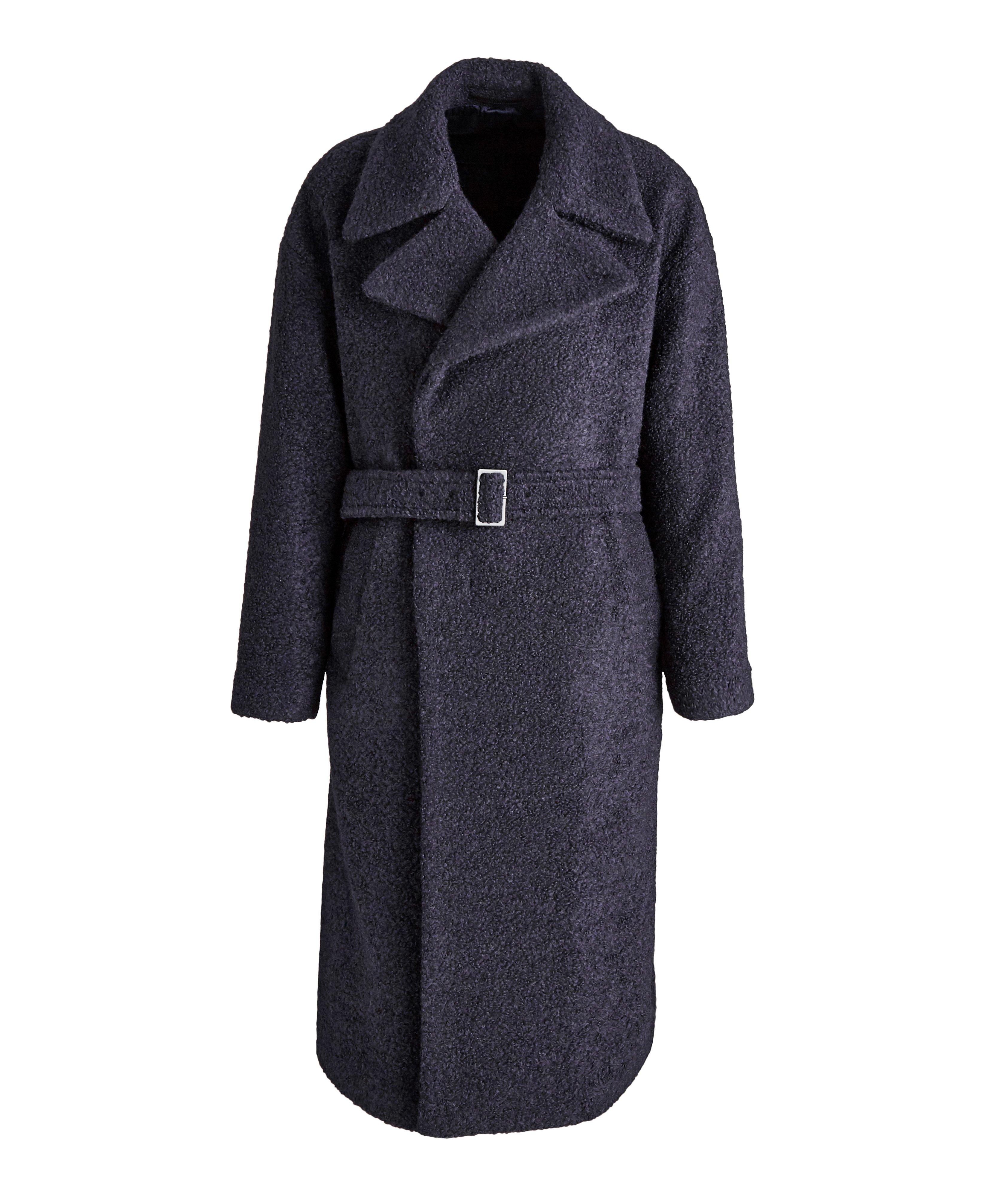Double-Breasted Alpaca, Cashmere & Wool Trench Coat image 0
