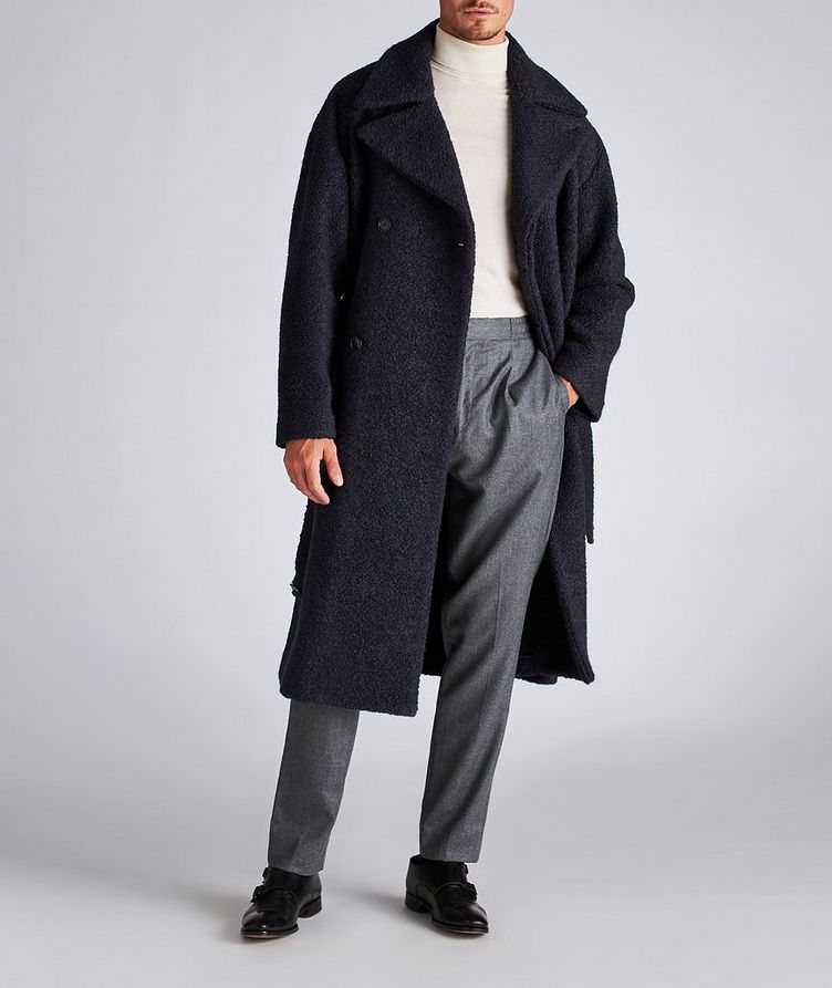 Double-Breasted Alpaca, Cashmere & Wool Trench Coat image 3