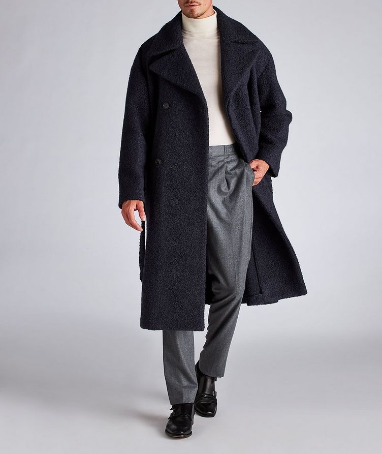 Double-Breasted Alpaca, Cashmere & Wool Trench Coat image 4