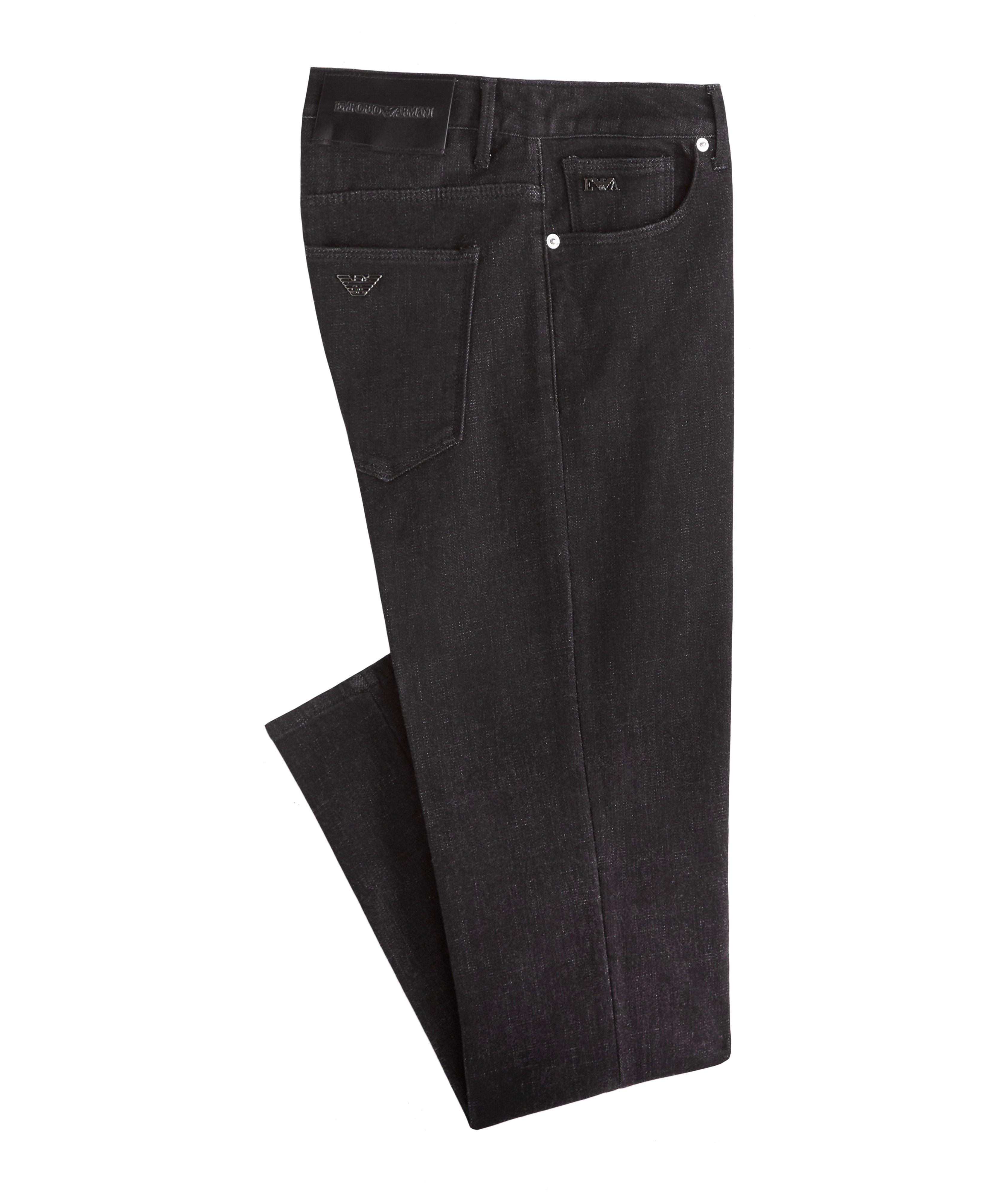 J06 Slim Fit Brushed Wool-Blend Jeans image 0