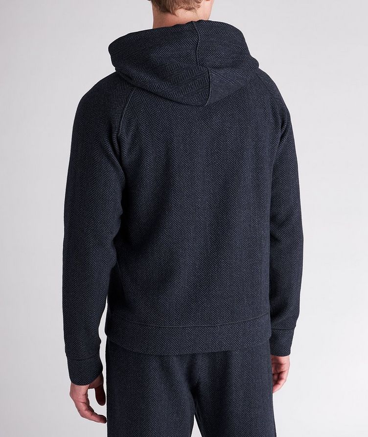 Chevron Wool-Blend Hooded Sweatshirt image 2