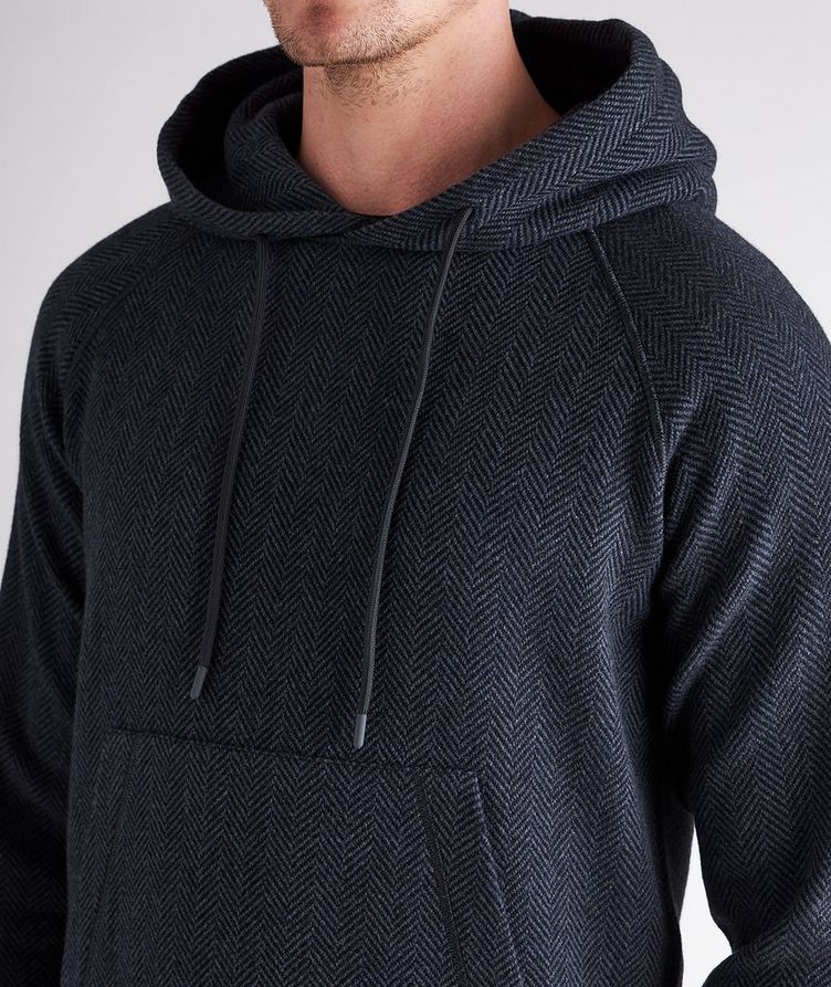 Chevron Wool-Blend Hooded Sweatshirt image 3