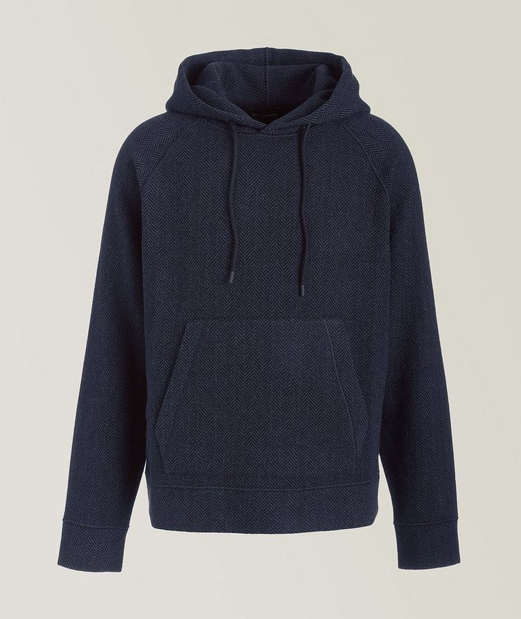 Chevron Wool-Blend Hooded Sweatshirt image 0