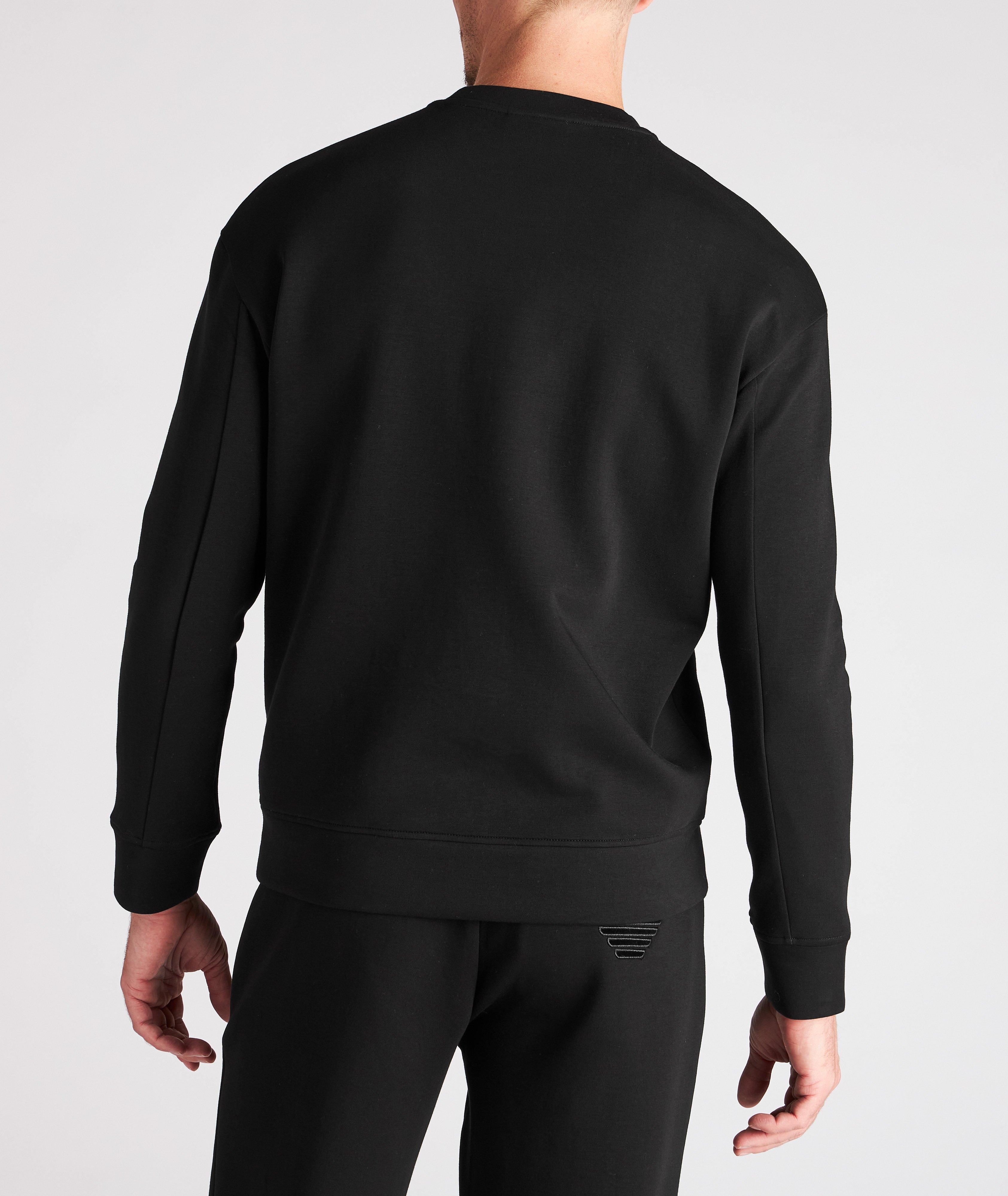 Embroidered Eagle Cotton-Blend Sweatshirt  image 2