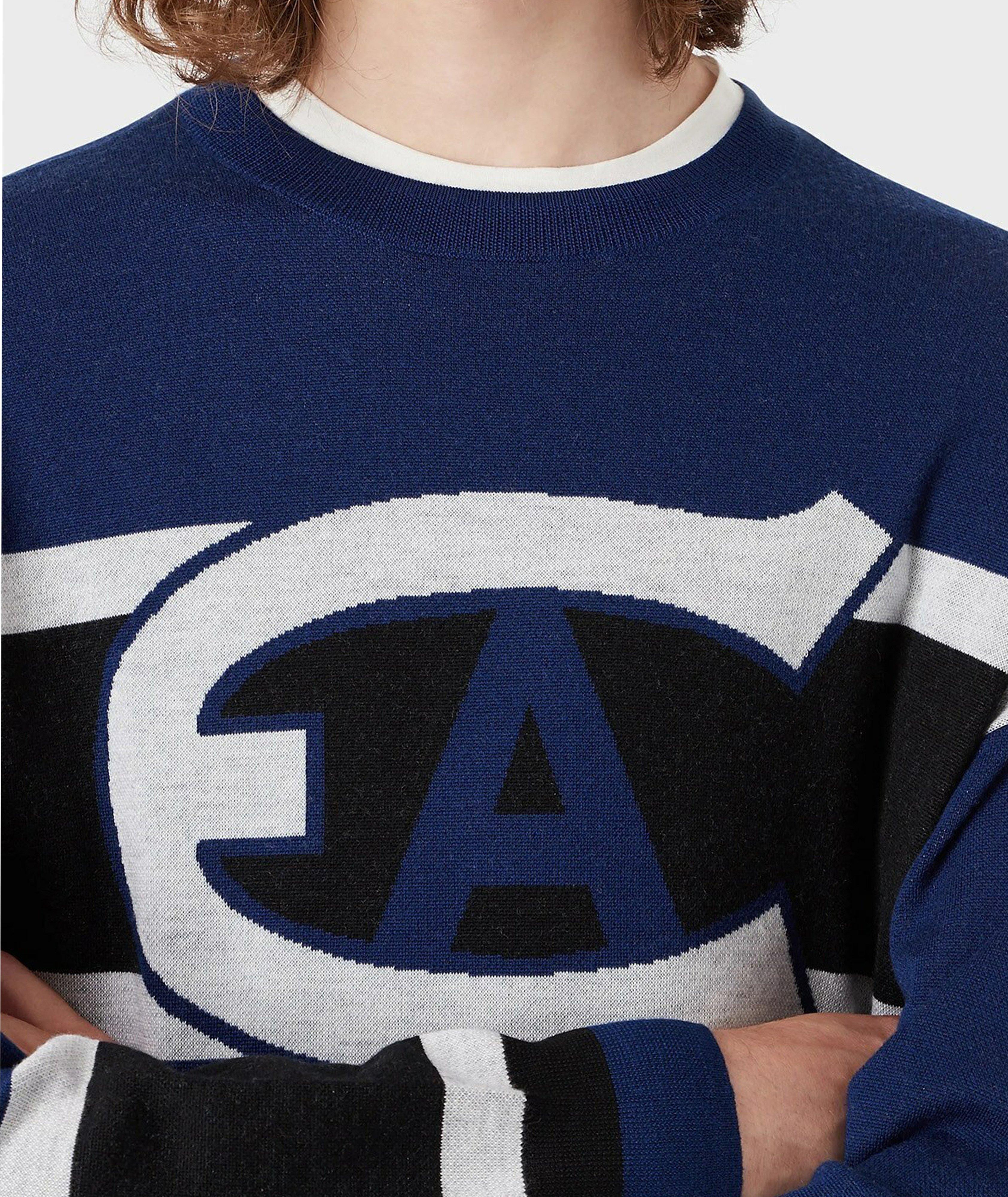 Logo Wool Knit Sweater image 3