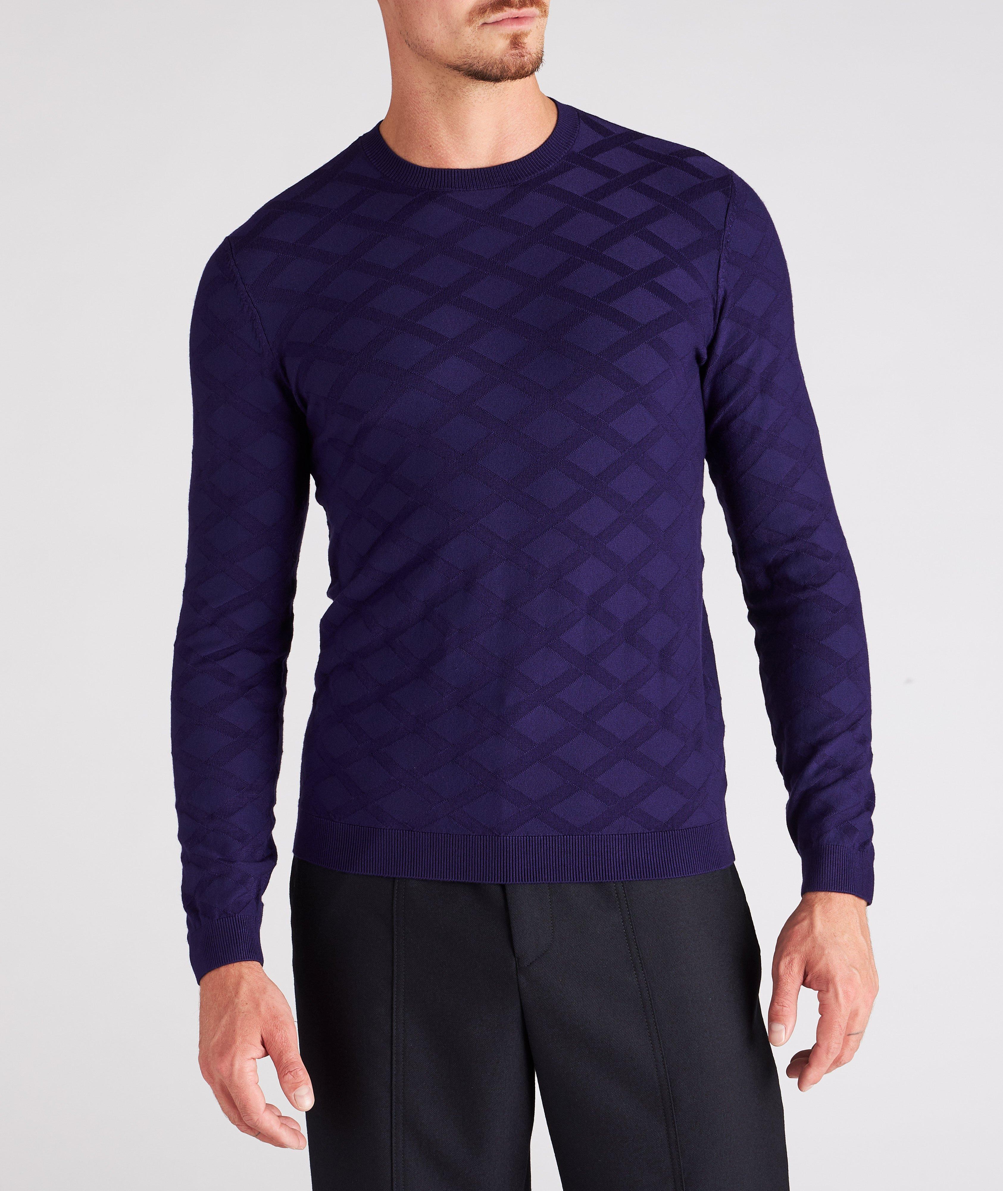 Geometric Motif Sweater image 1