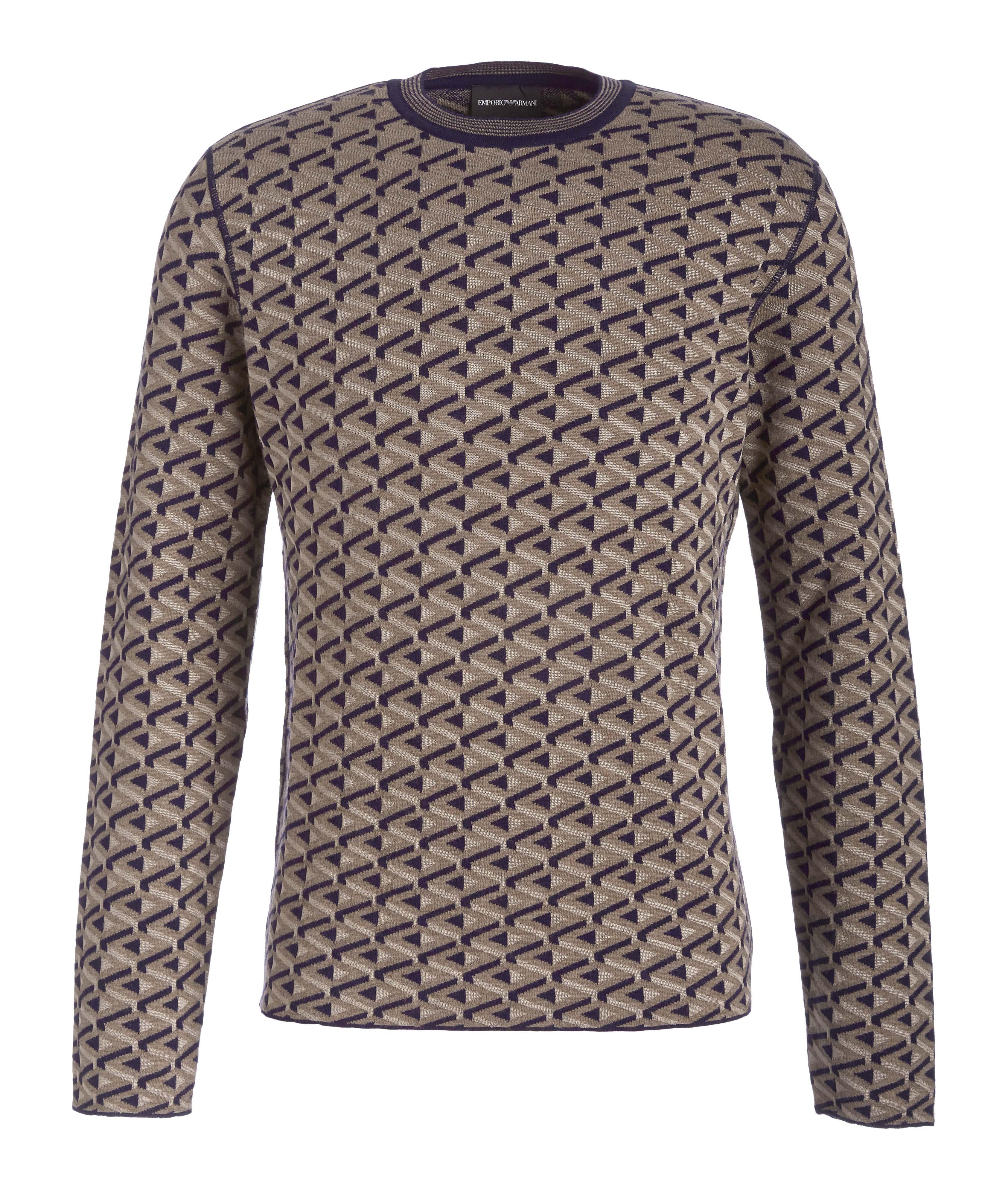 Reversible Wool-Blend Sweater image 0