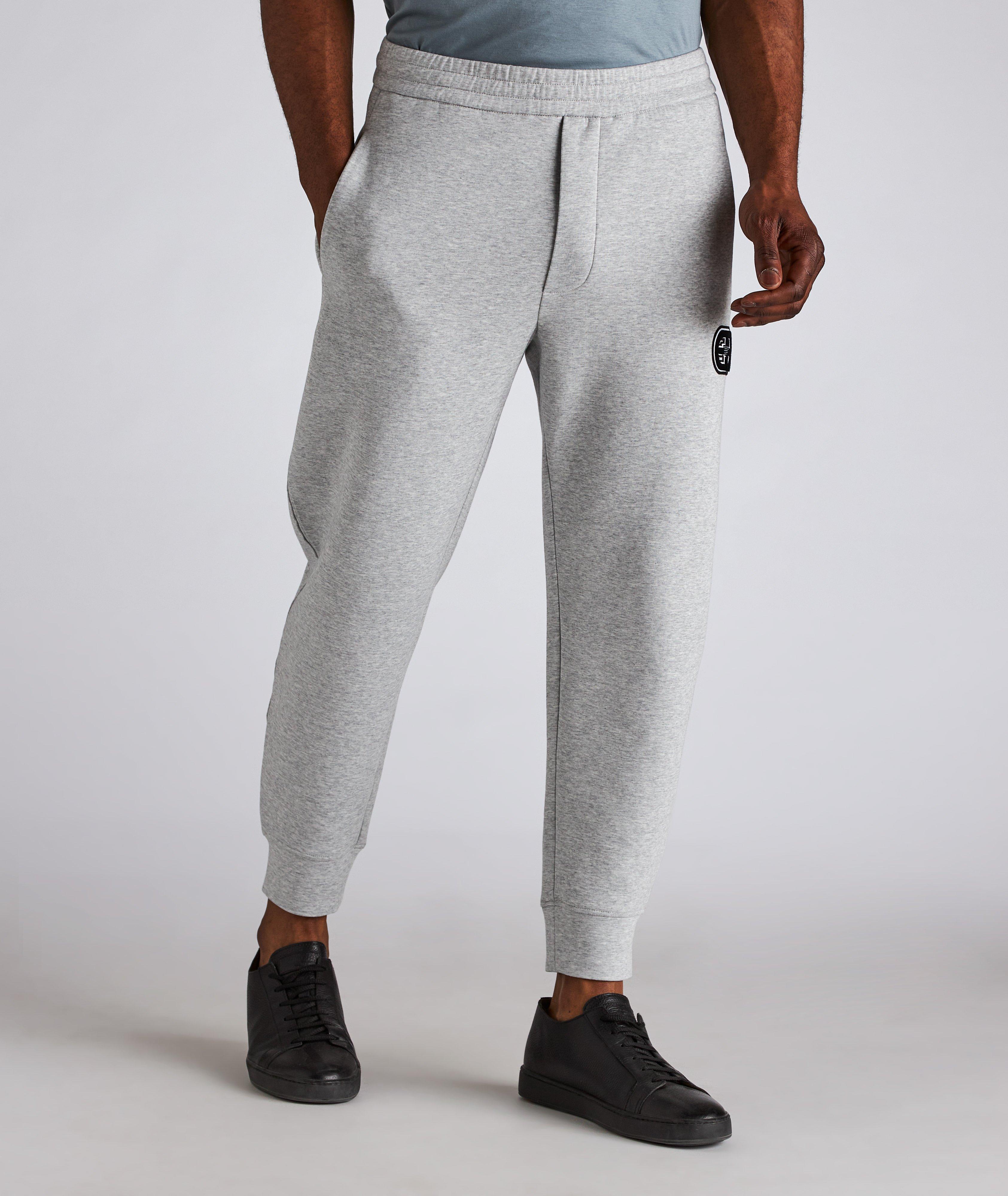 Logo Stretch-Cotton Track Pants image 1