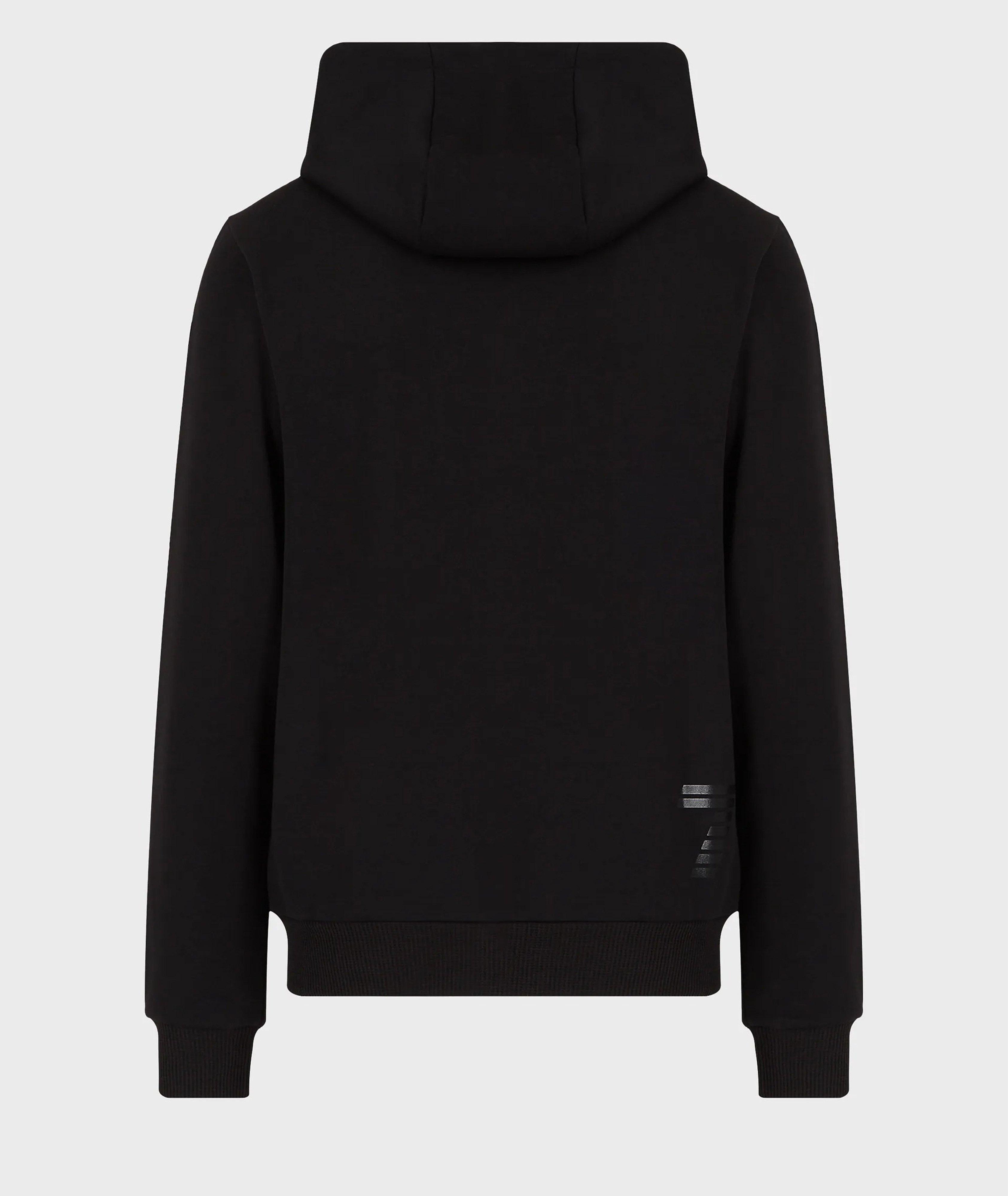 EA7 Zip-Up Technical-Cotton Hooded Sweatshirt image 1