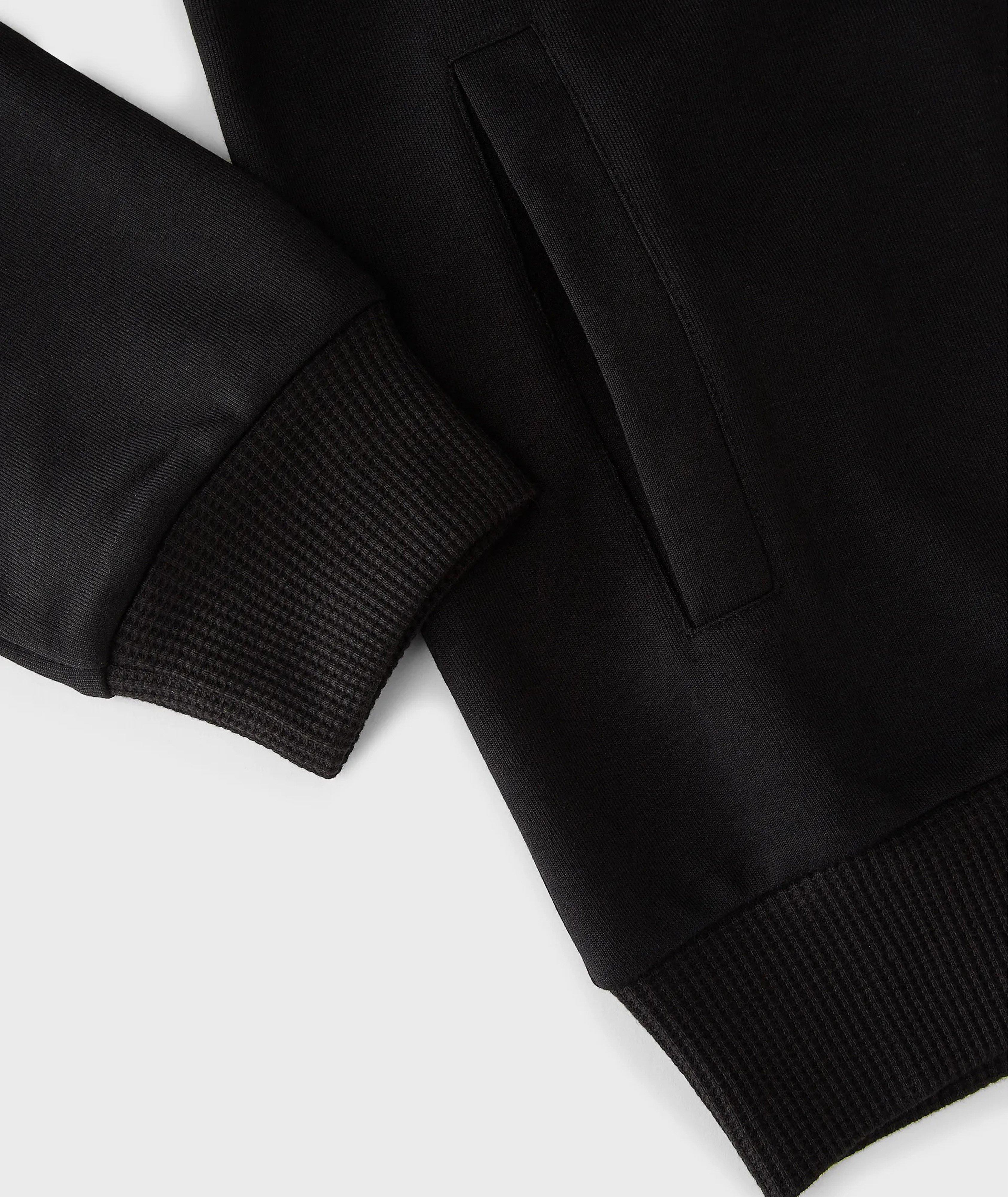EA7 Zip-Up Technical-Cotton Hooded Sweatshirt image 4