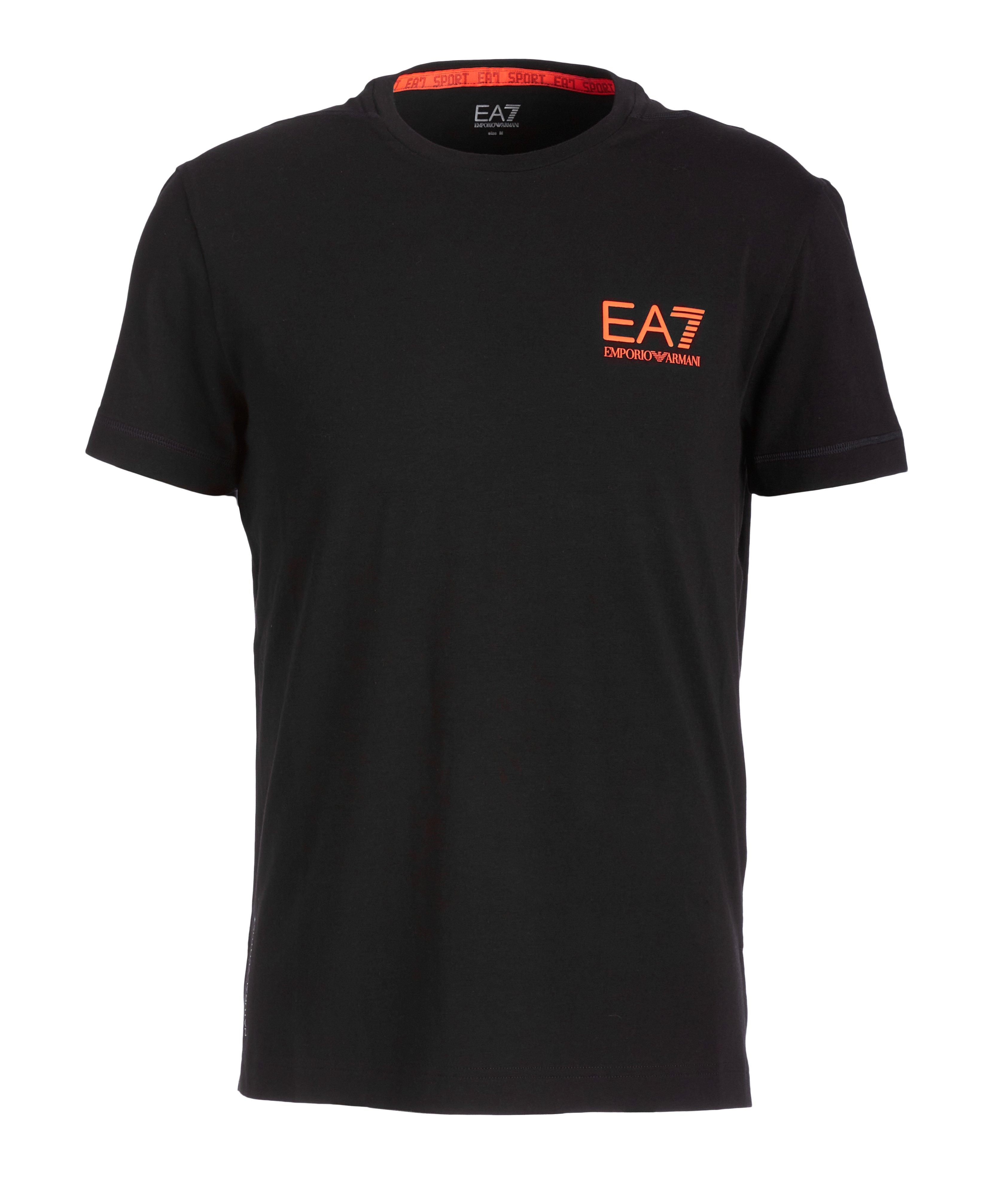 EA7 Stretch-Cotton Technical T-Shirt image 0
