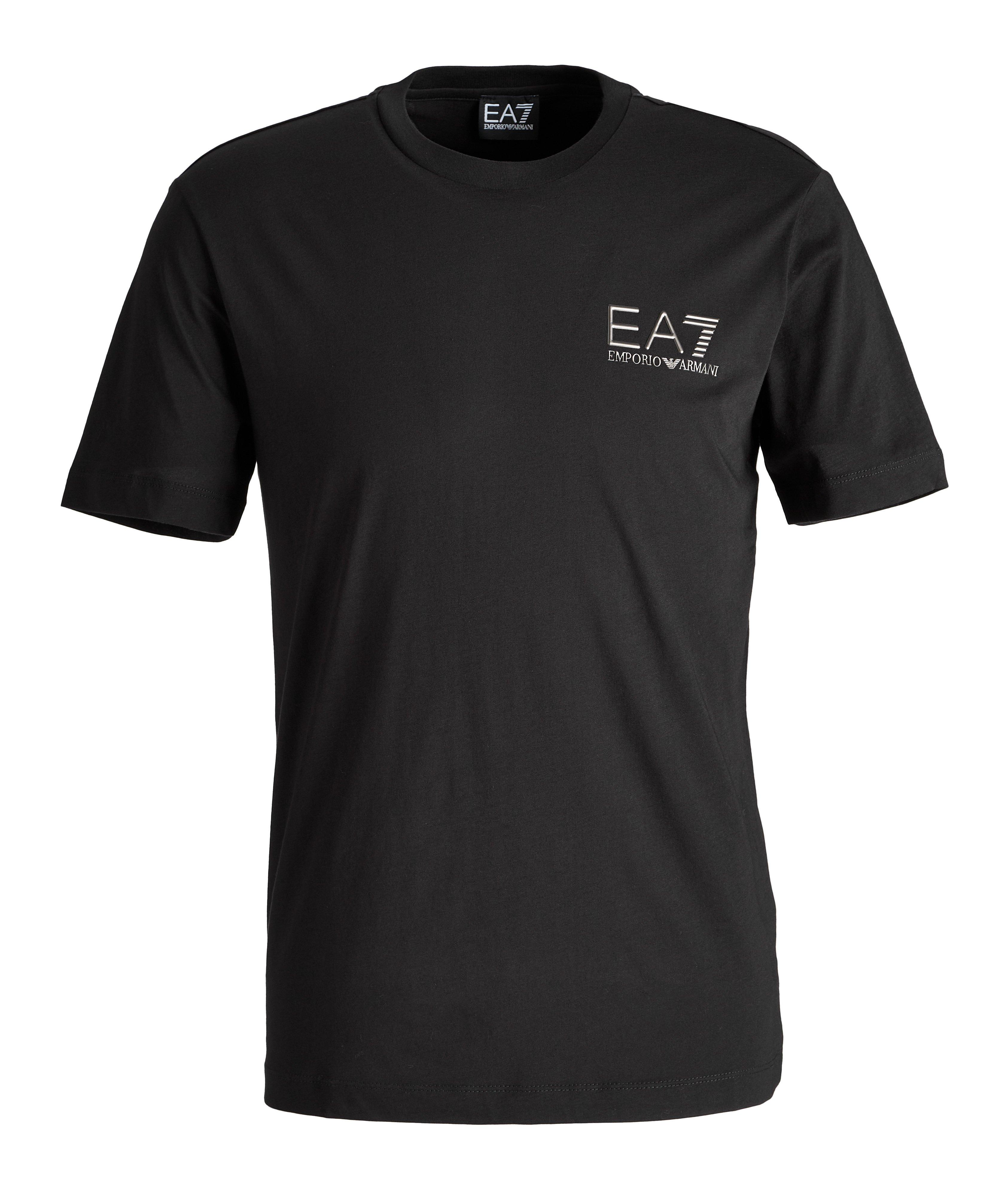 EA7 Logo Cotton T-Shirt image 0