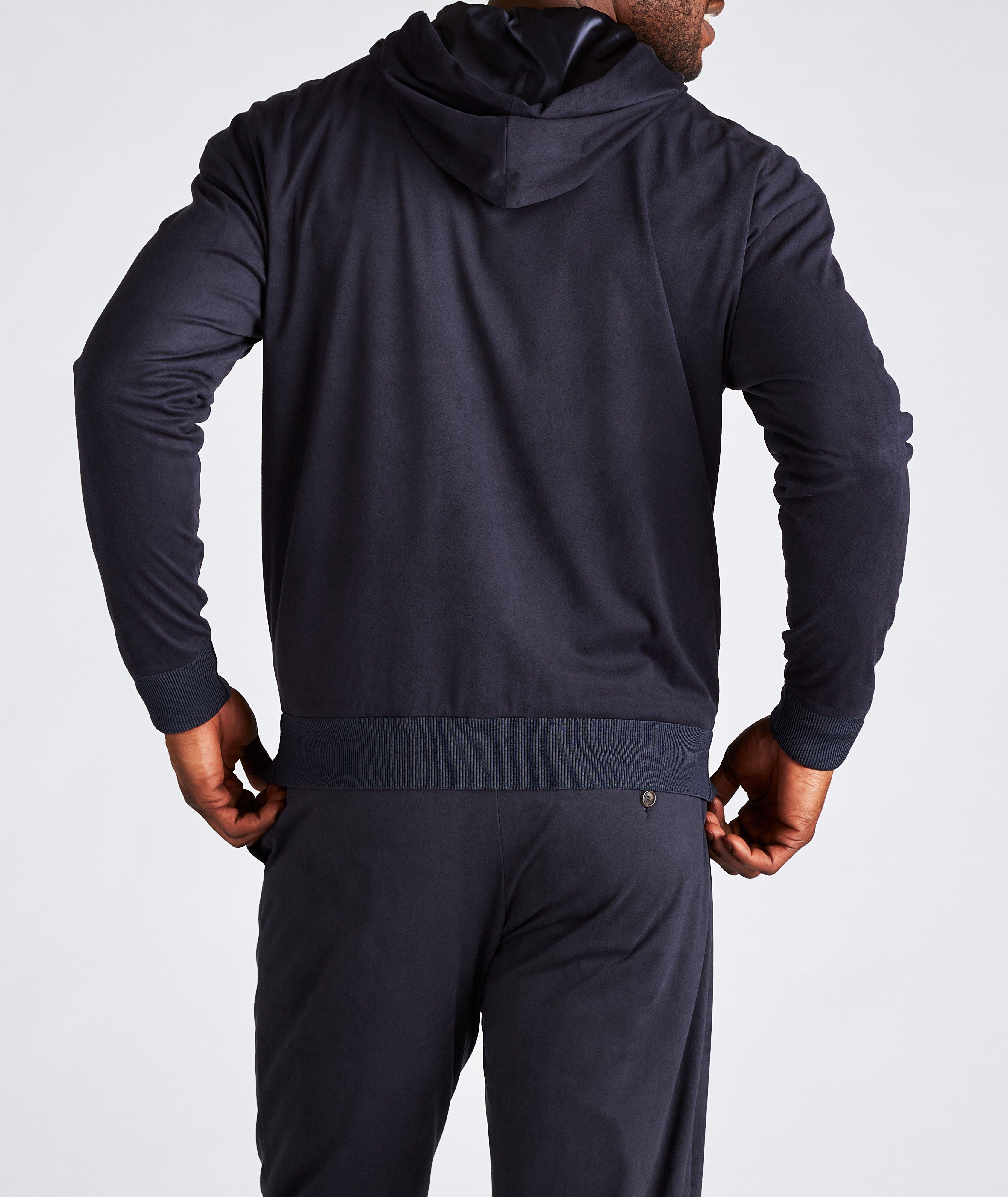 Zip-Up Hooded Blouson Jacket image 2