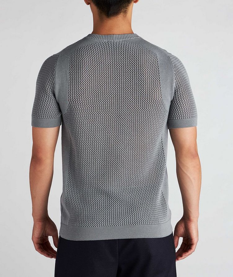 T-shirt en tricot de laine et coton image 2