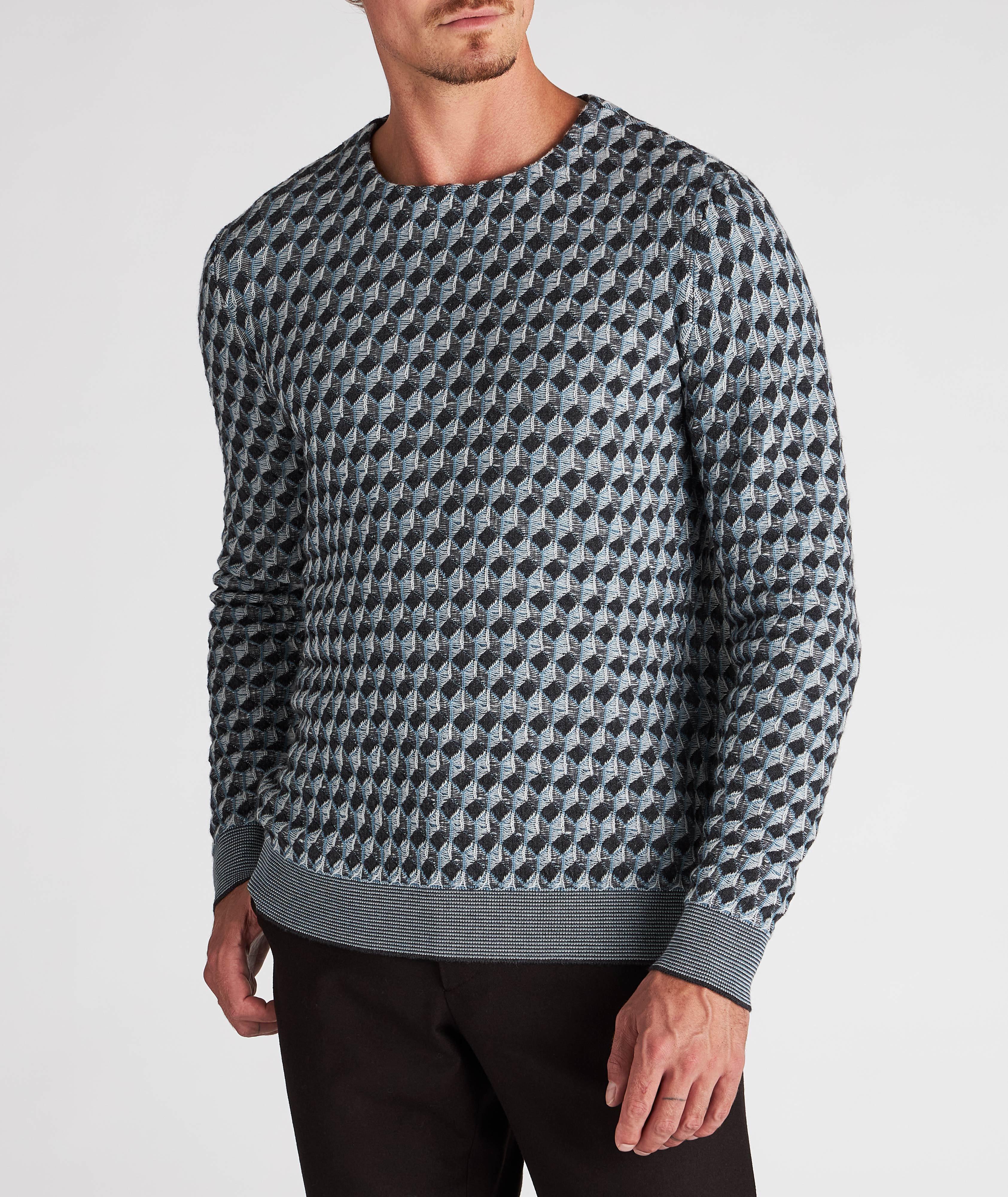Jacquard Wool Sweater image 1