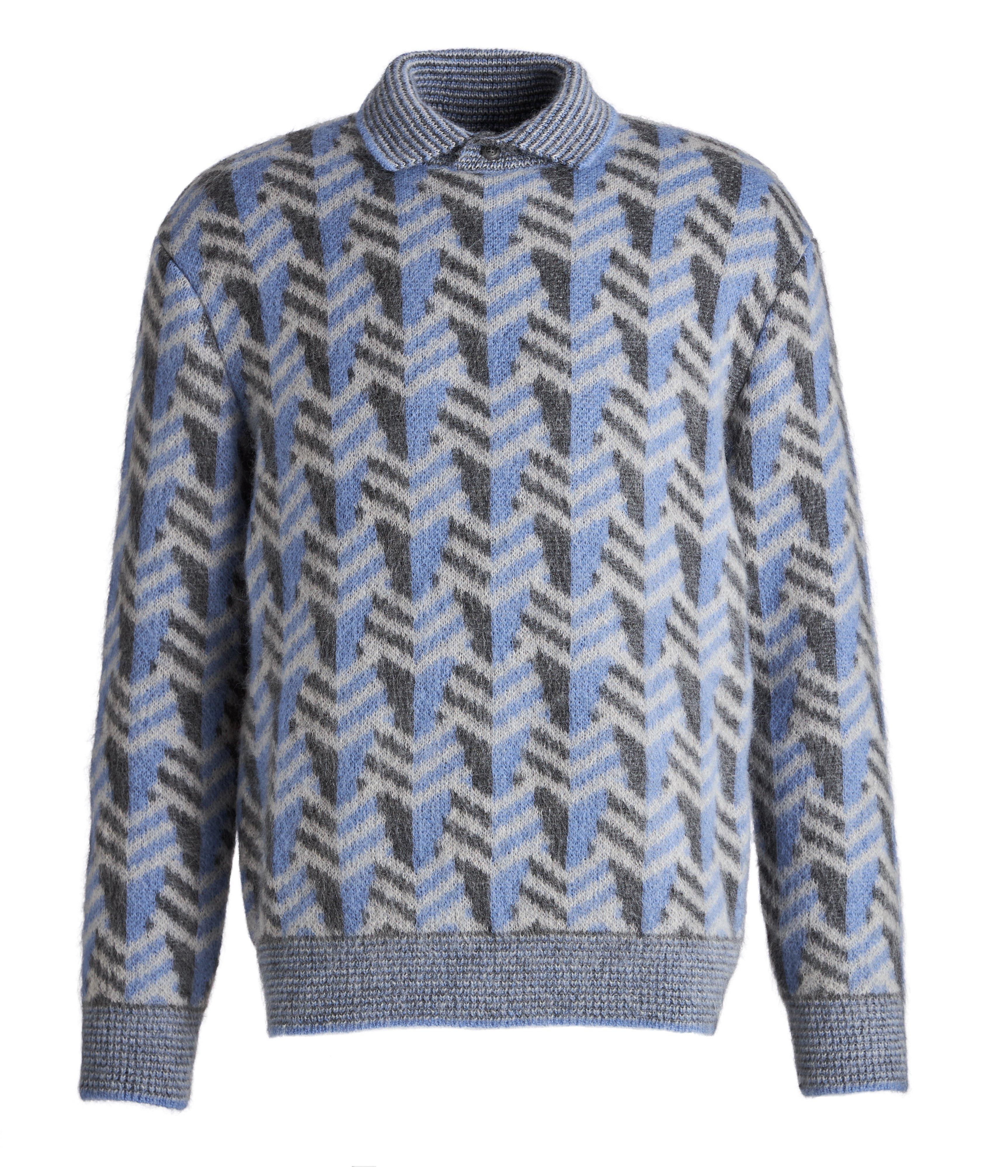 Chevron Wool-Blend Sweater image 0