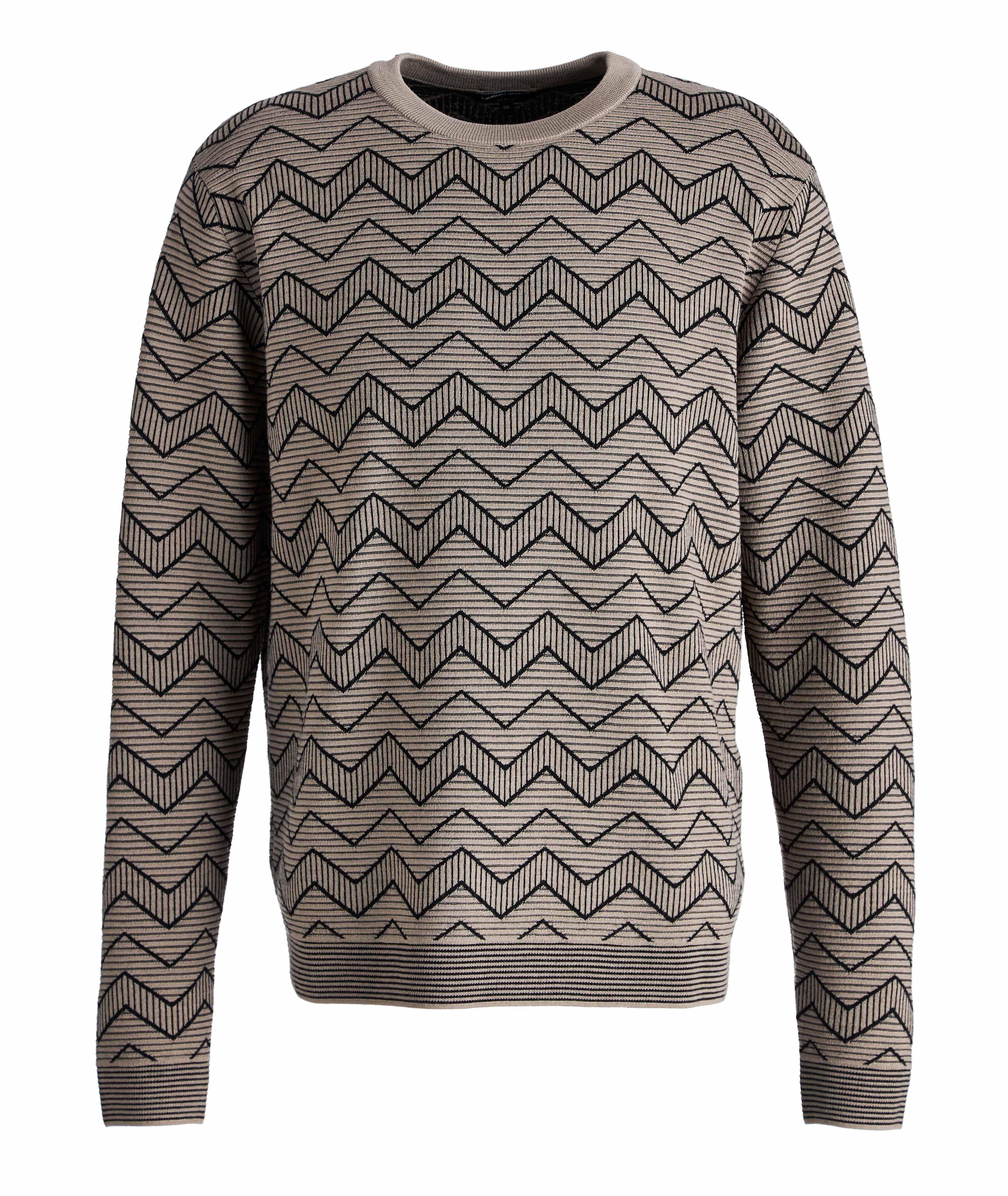Geometric Wool Sweater  image 0