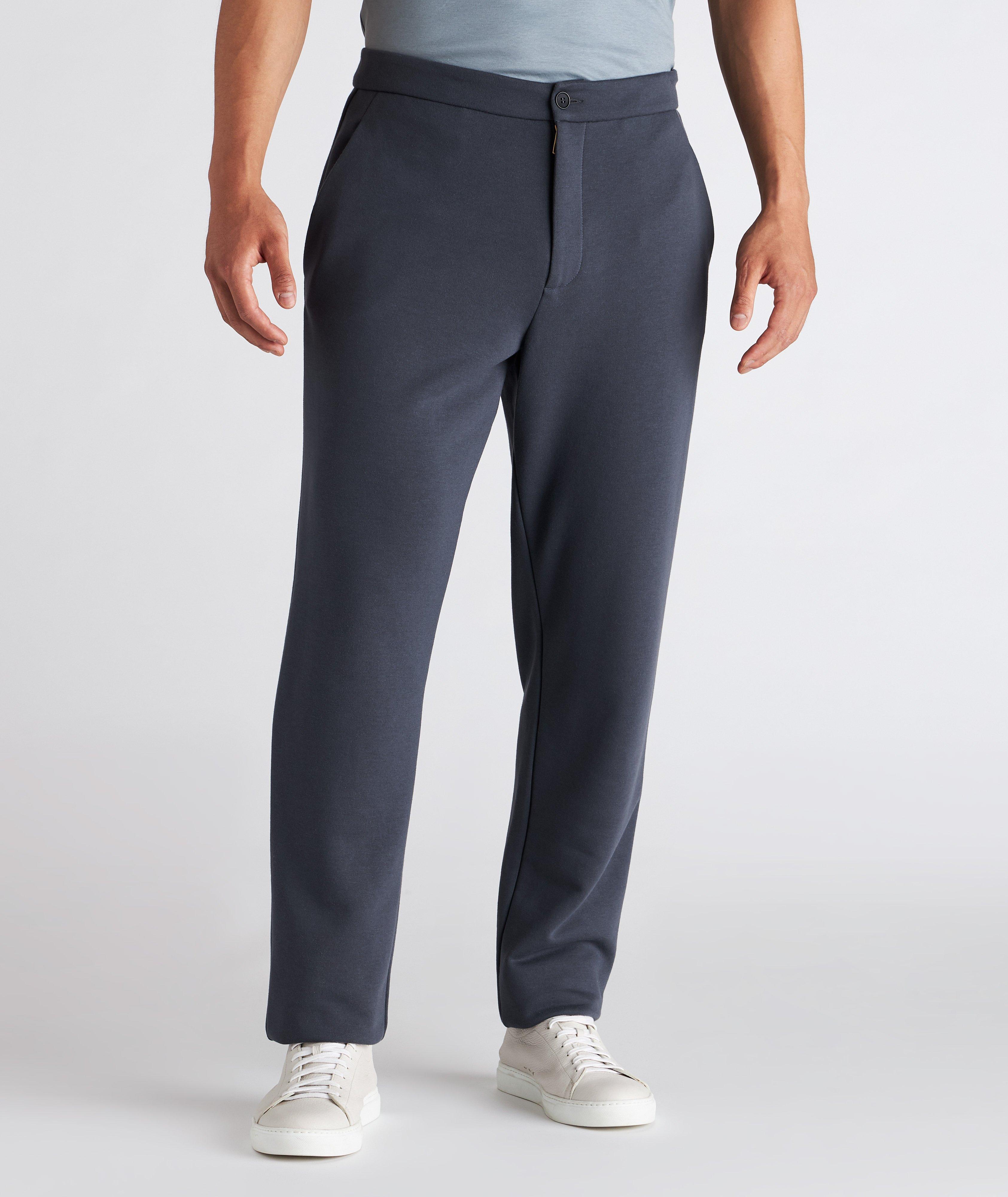 Cotton, Cashmere, and Silk Terry Trousers image 1