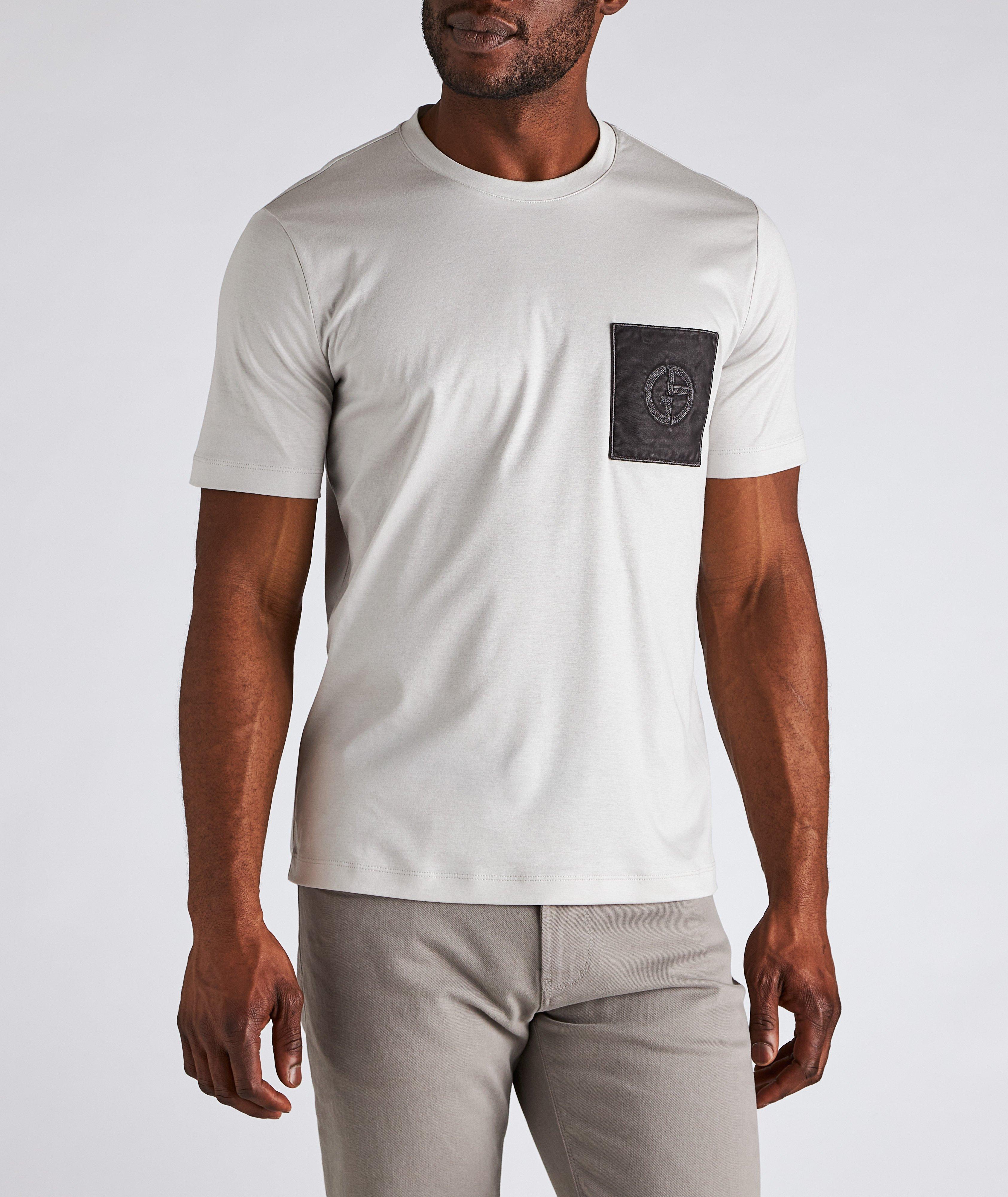 Logo Pocket Cotton T-Shirt image 1
