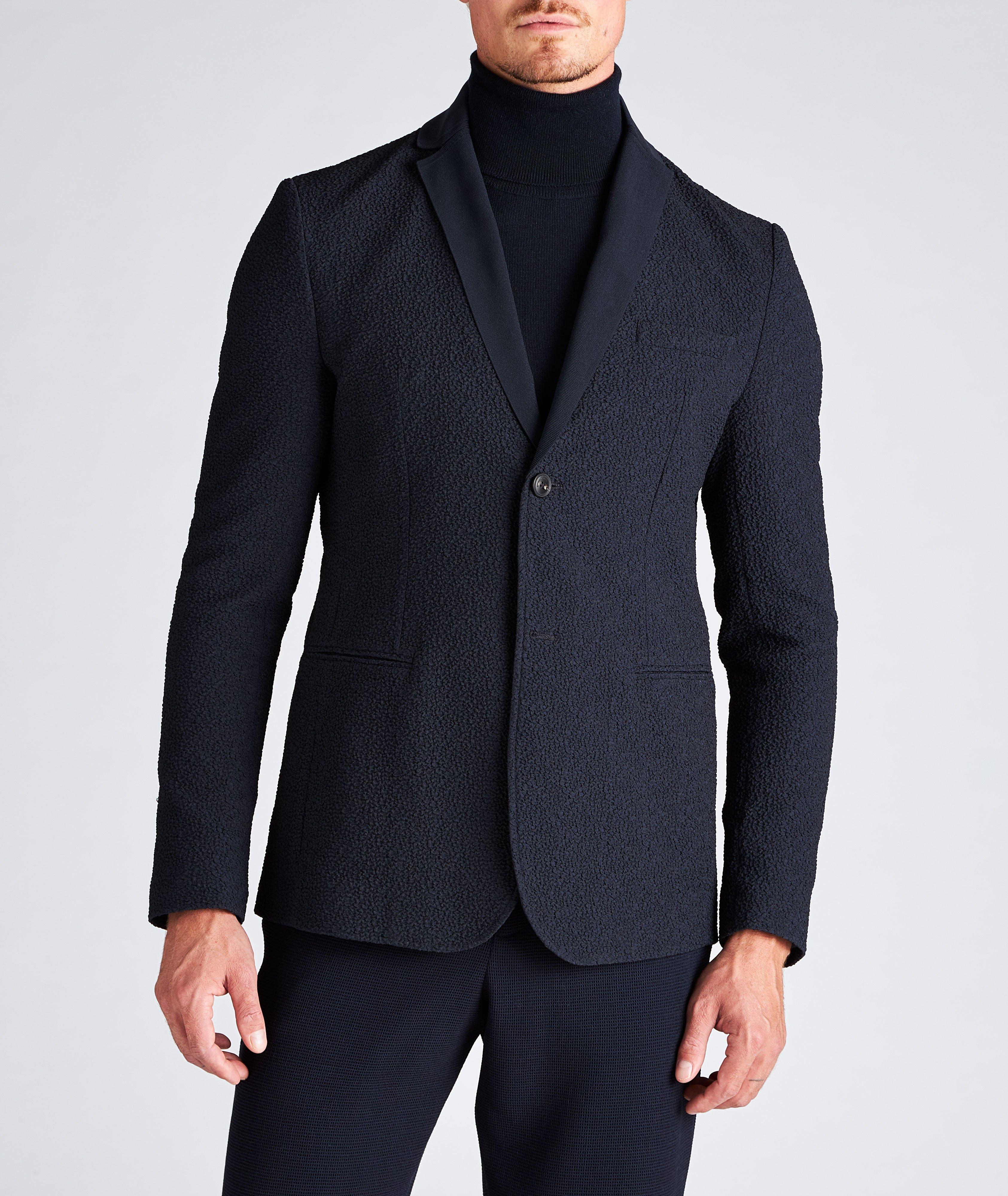 Crinkled Textured Sports Jacket image 1