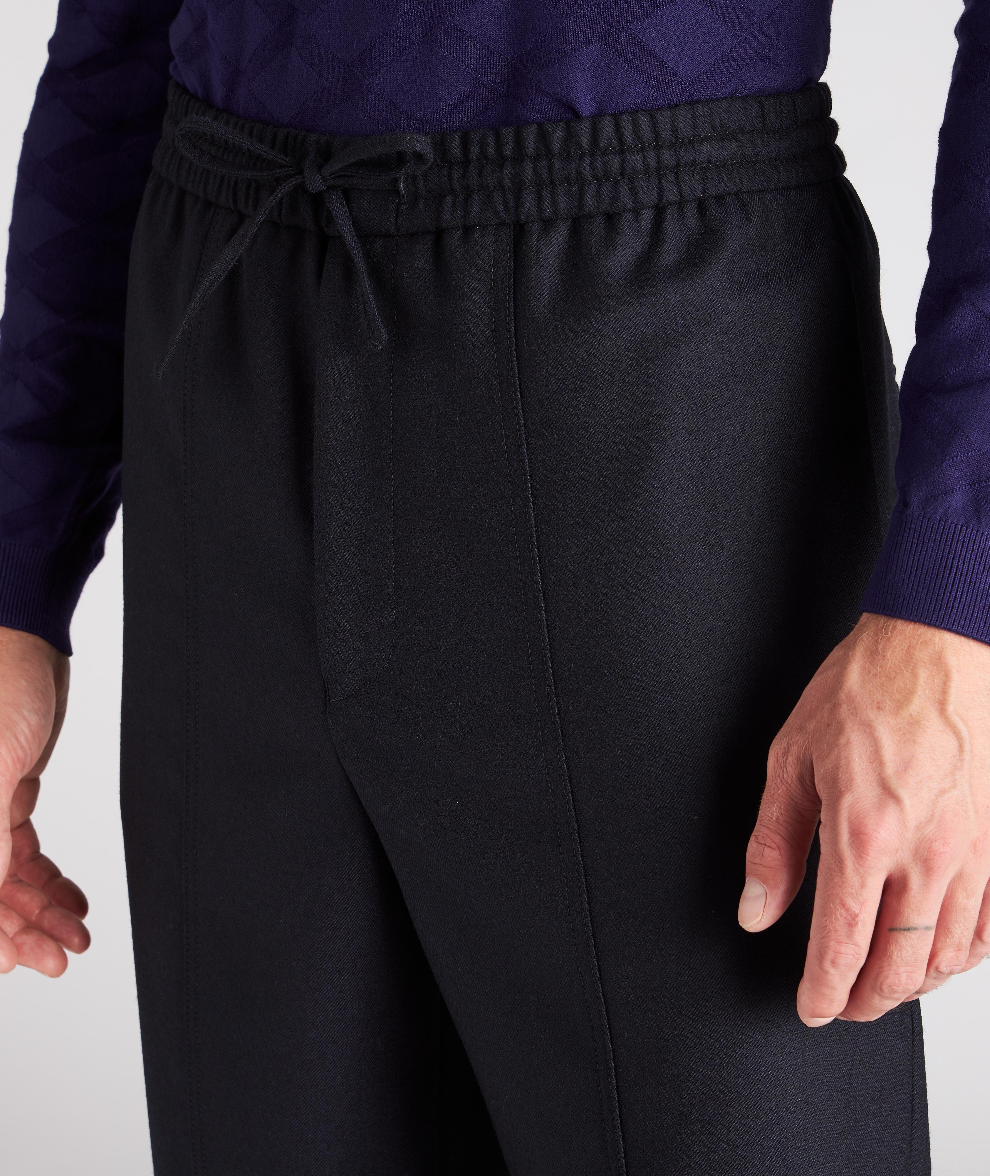 Pantalon habillé en laine de coupe contemporaine image 3