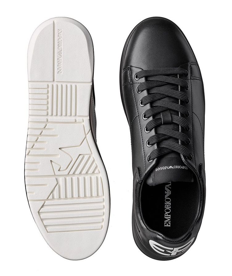Logo Leather Sneakers image 2