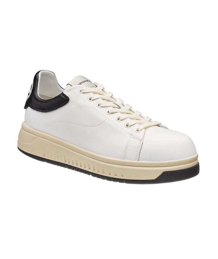 Logo Leather Sneakers image 0