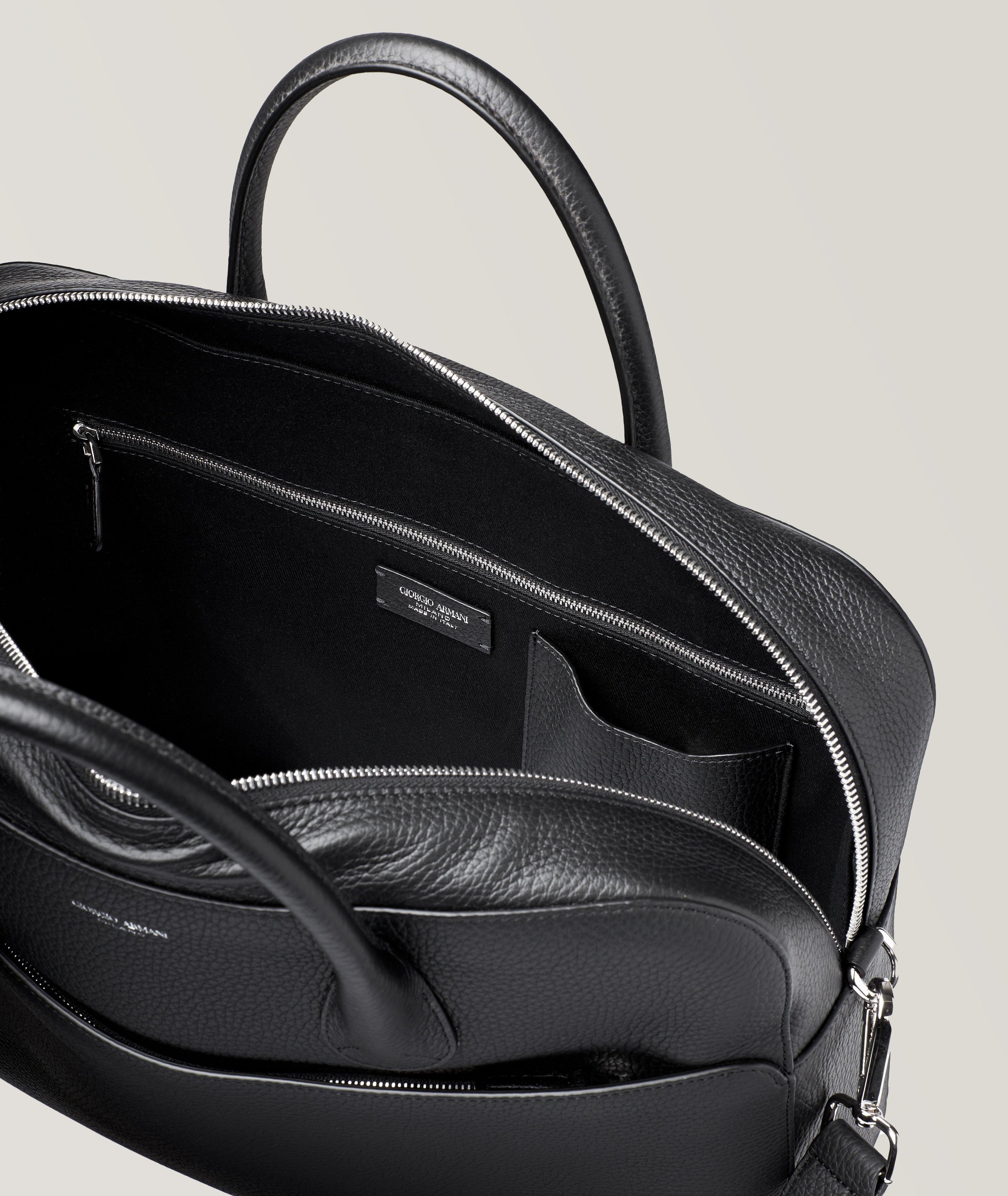 Tumbled Leather Briefcase image 1
