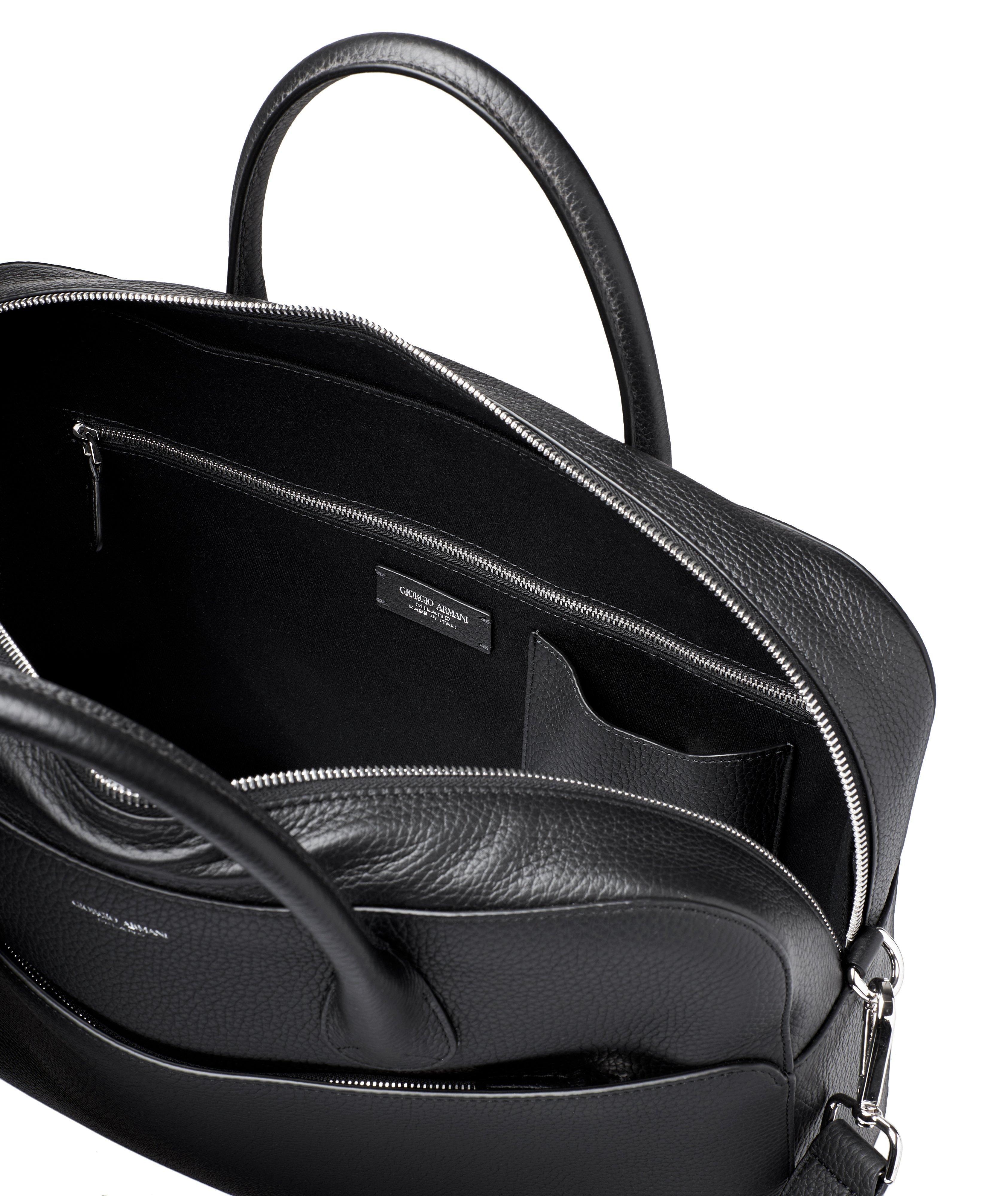 Tumbled Leather Briefcase image 2