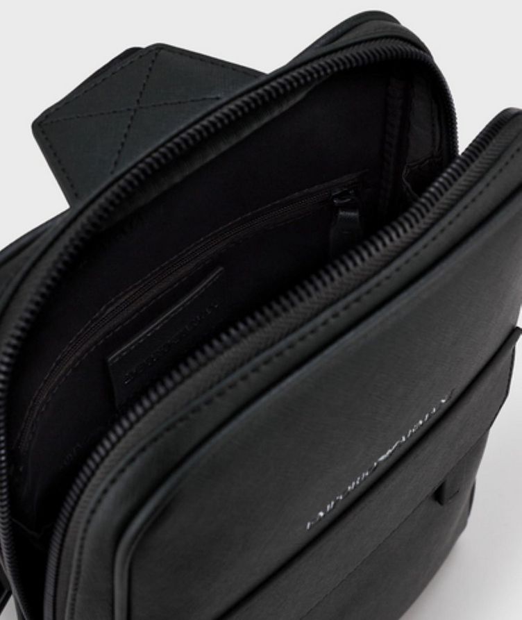 Sustainable Saffiano Leather Single-strap Backpack image 3