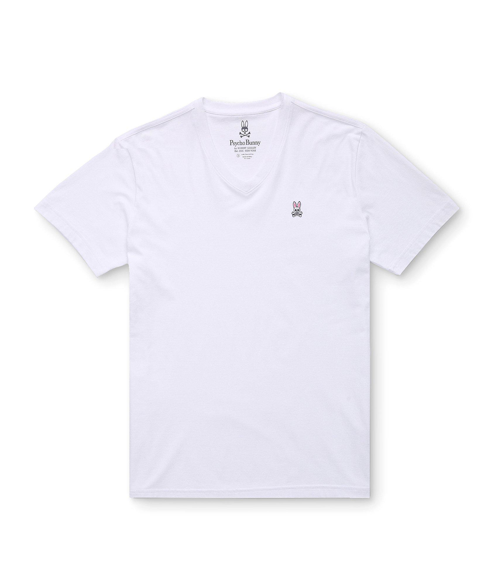 Logo Cotton V-Neck T-Shirt image 0