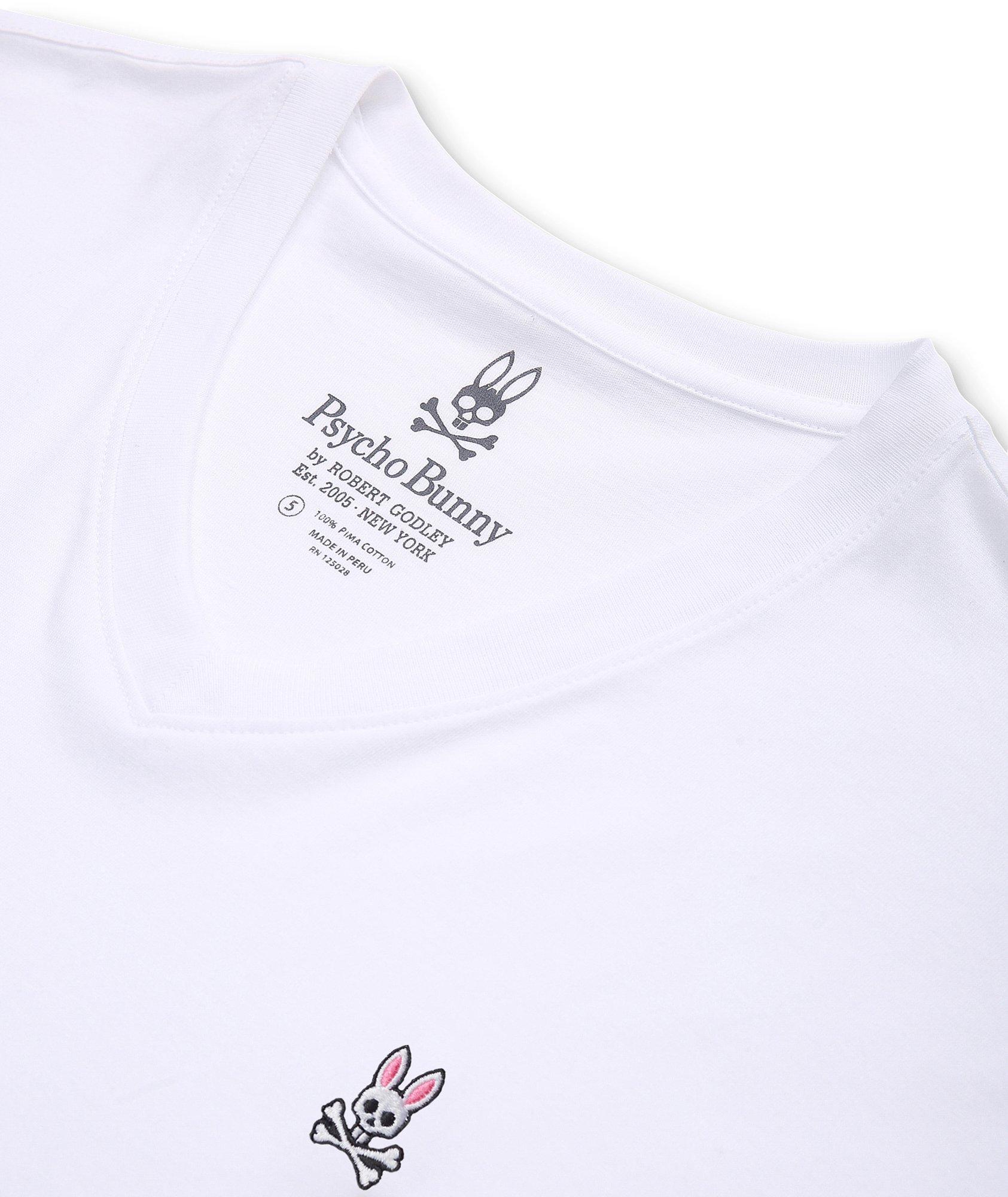 Logo Cotton V-Neck T-Shirt image 1