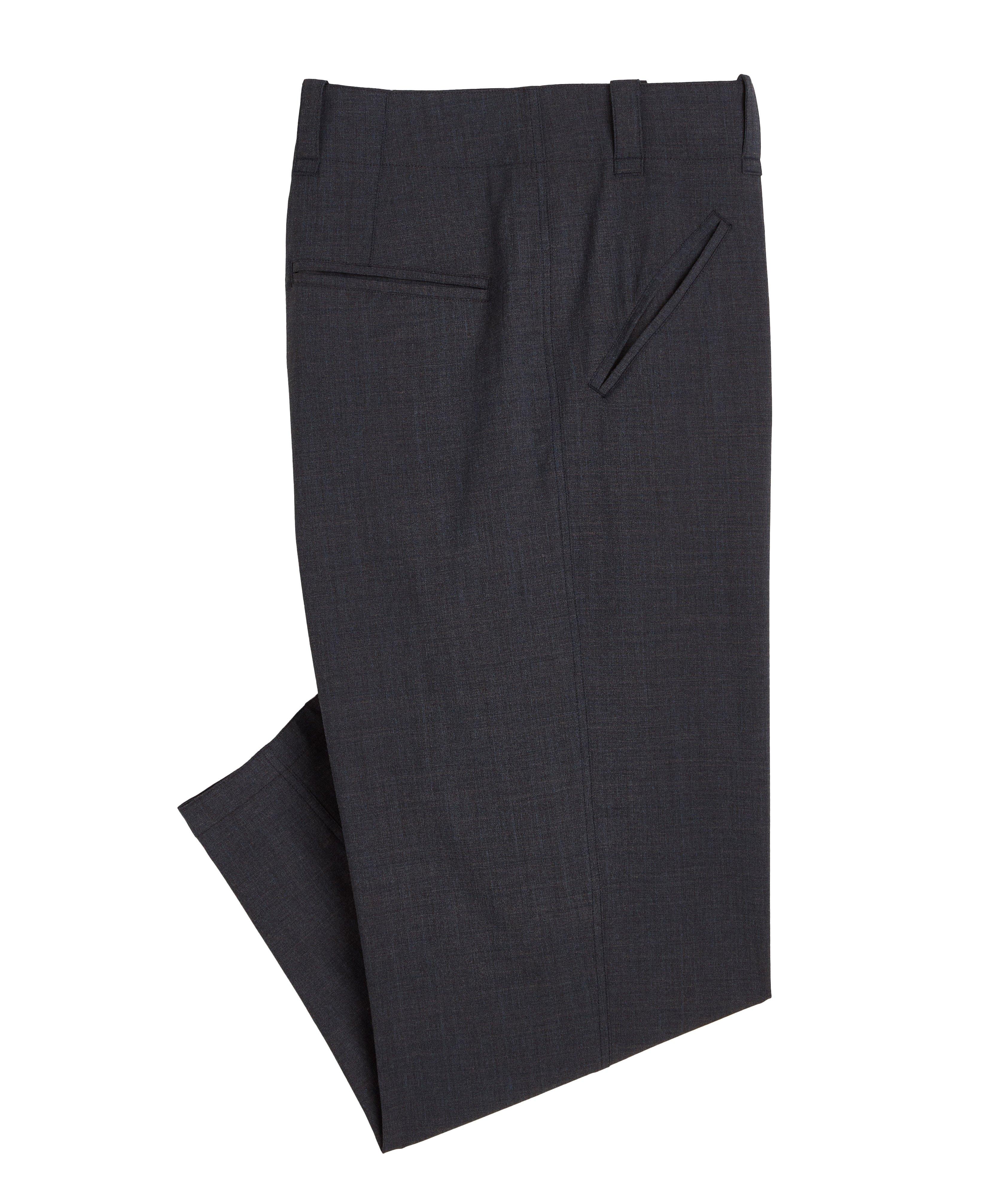 Stretch-Wool-Blend Dress Pants image 0