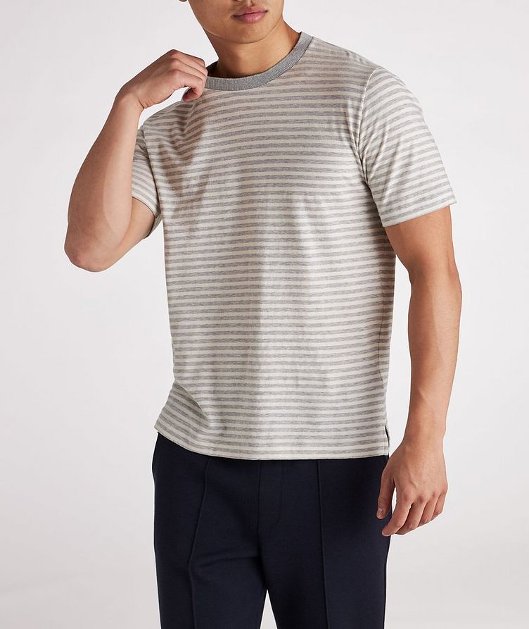 Striped Cotton T-Shirt image 2