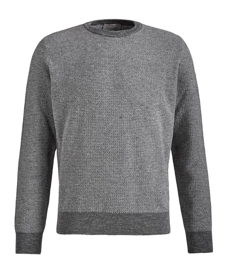 Cotton-Linen Blend Knit Sweater image 0