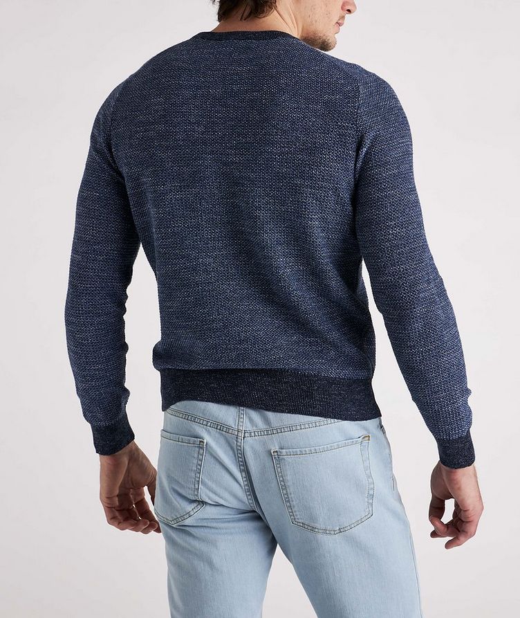 Cotton-Linen Blend Knit Sweater image 3