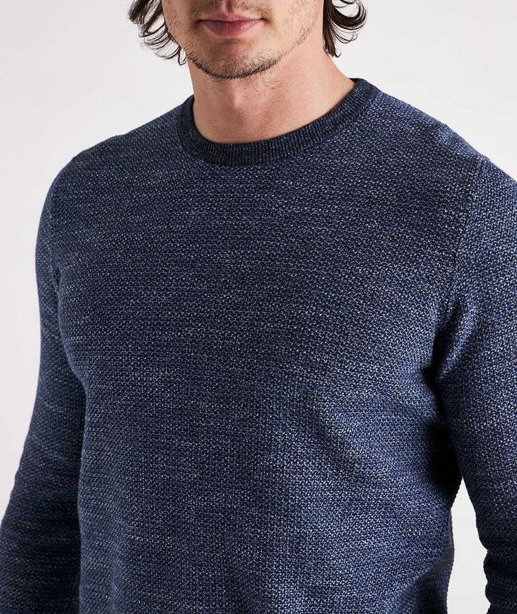 Cotton-Linen Blend Knit Sweater image 4