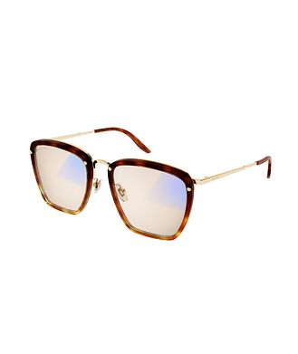 Gucci Havana Blue Lens Sunglasses 