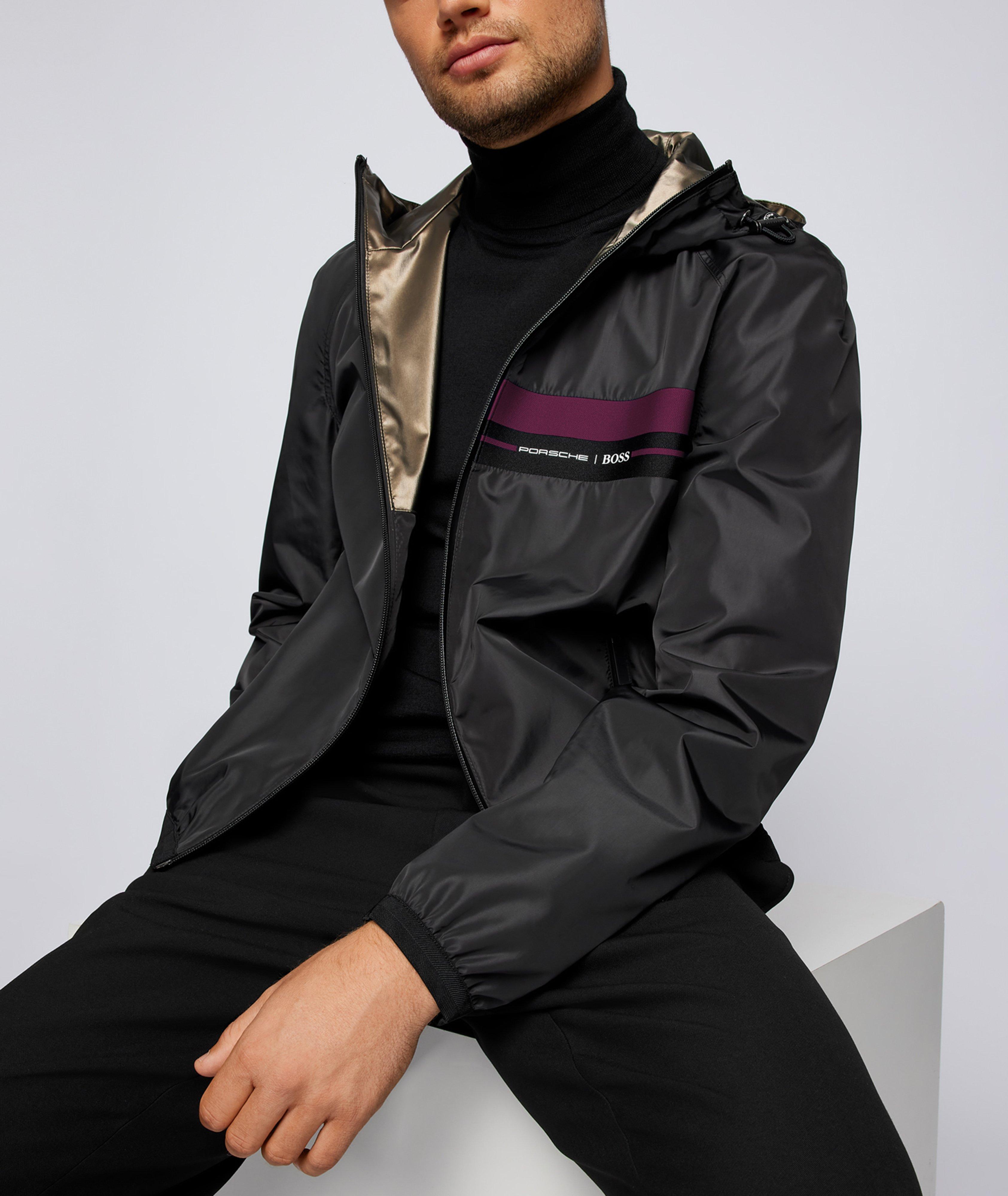 BOSS x Porsche Logo Reversible Windbreaker image 3