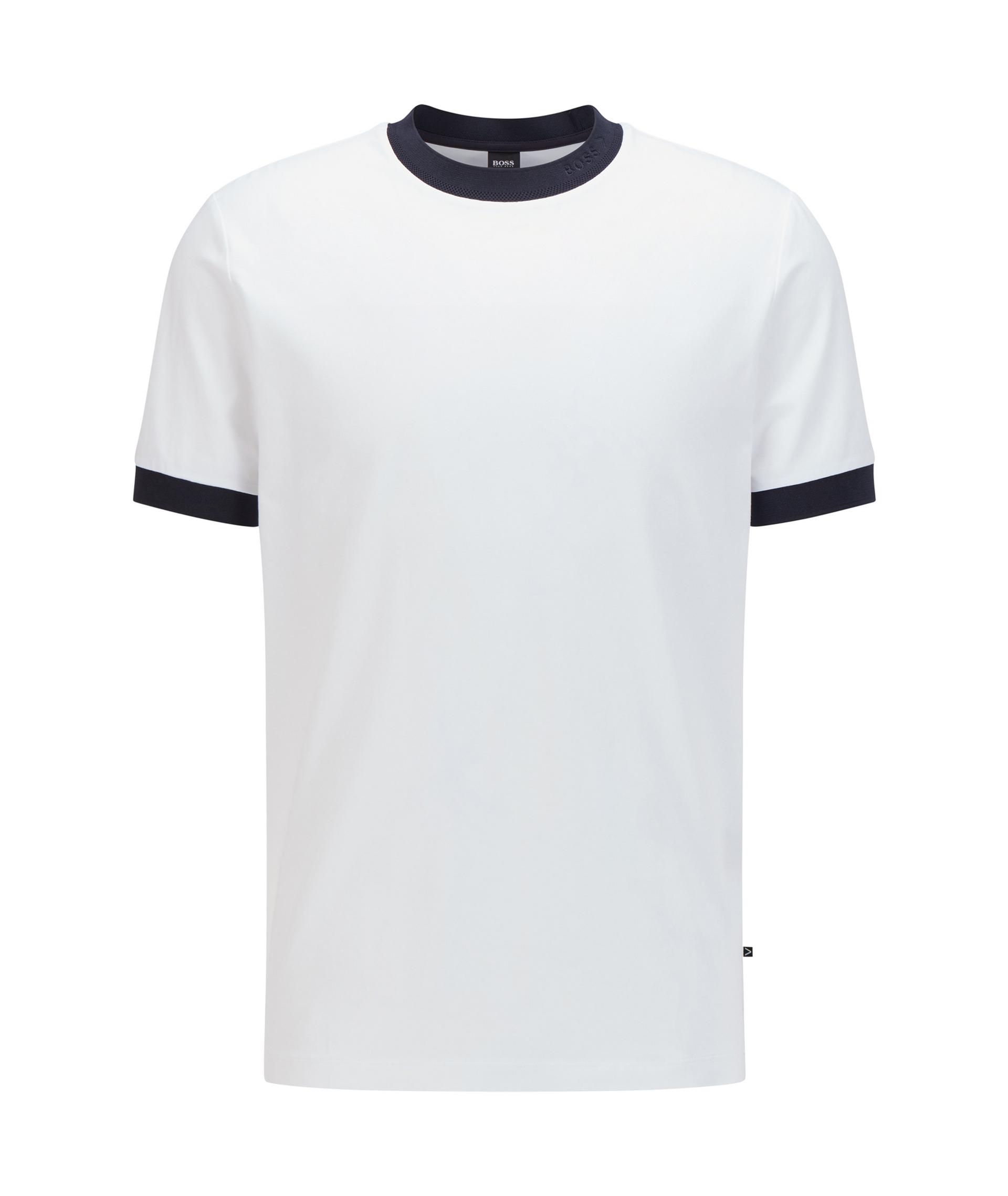 T-shirt en coton extensible image 0
