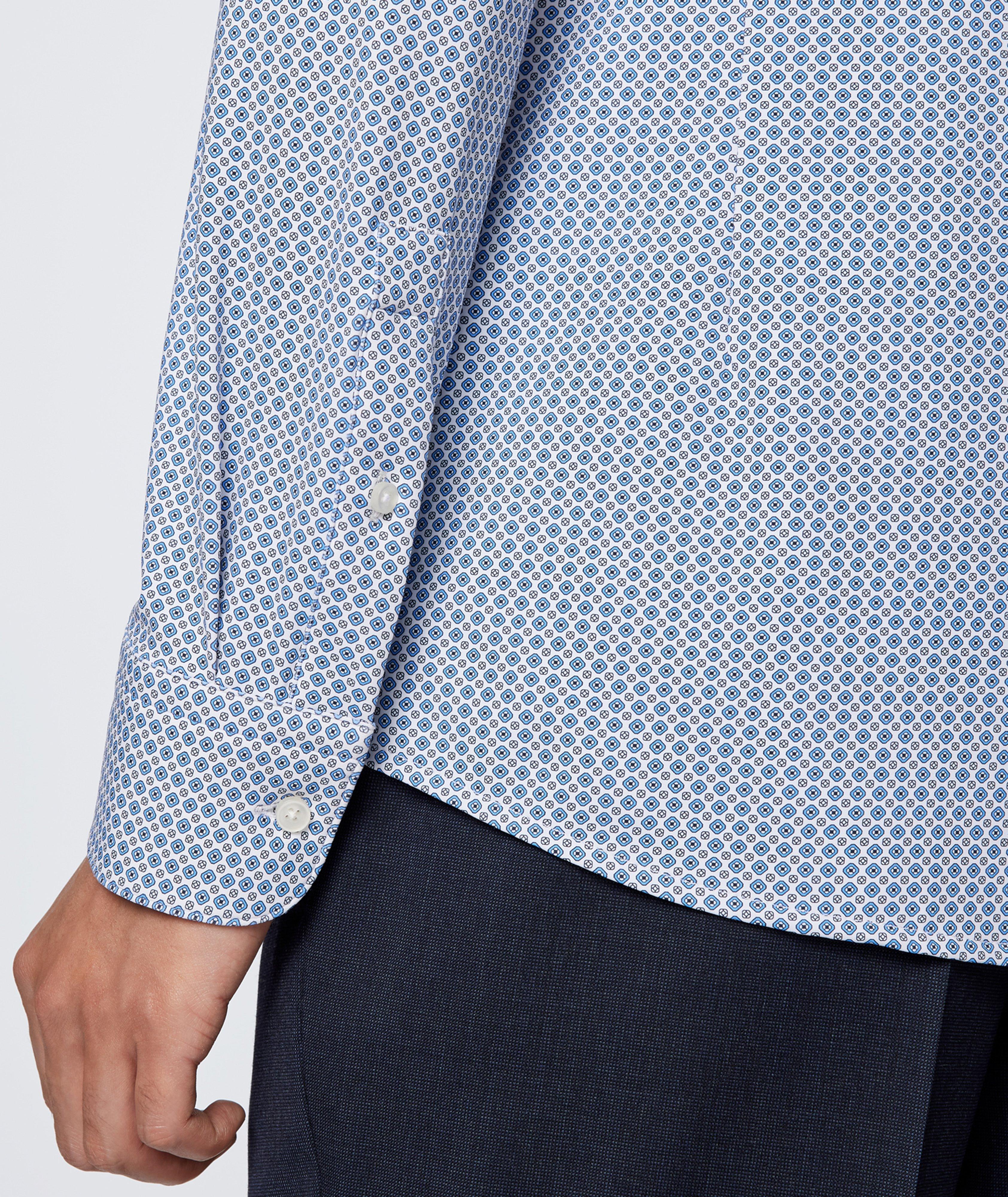 Hank Slim Fit Stretch Jersey Dress Shirt image 3