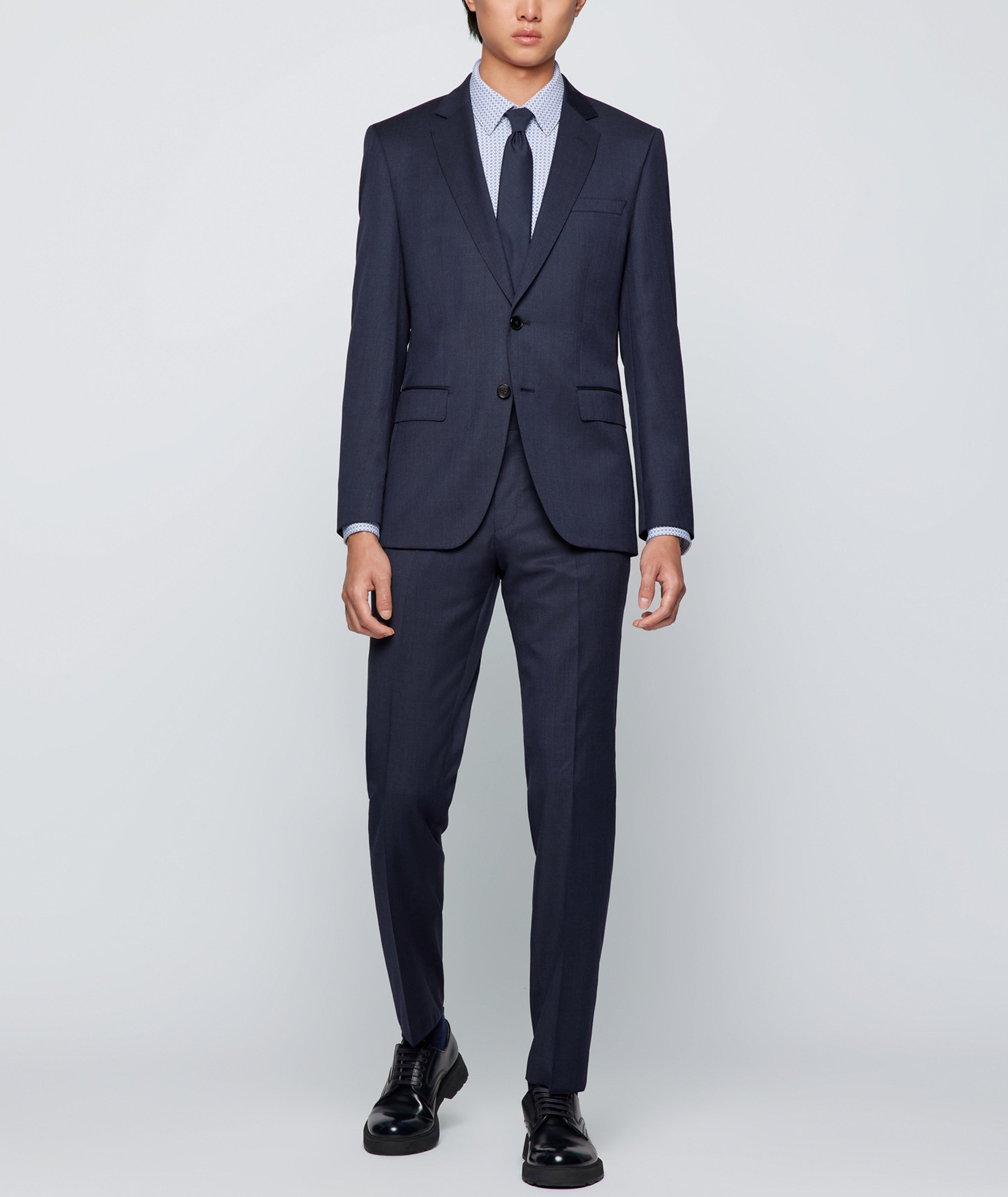 Hank Slim Fit Stretch Jersey Dress Shirt image 5