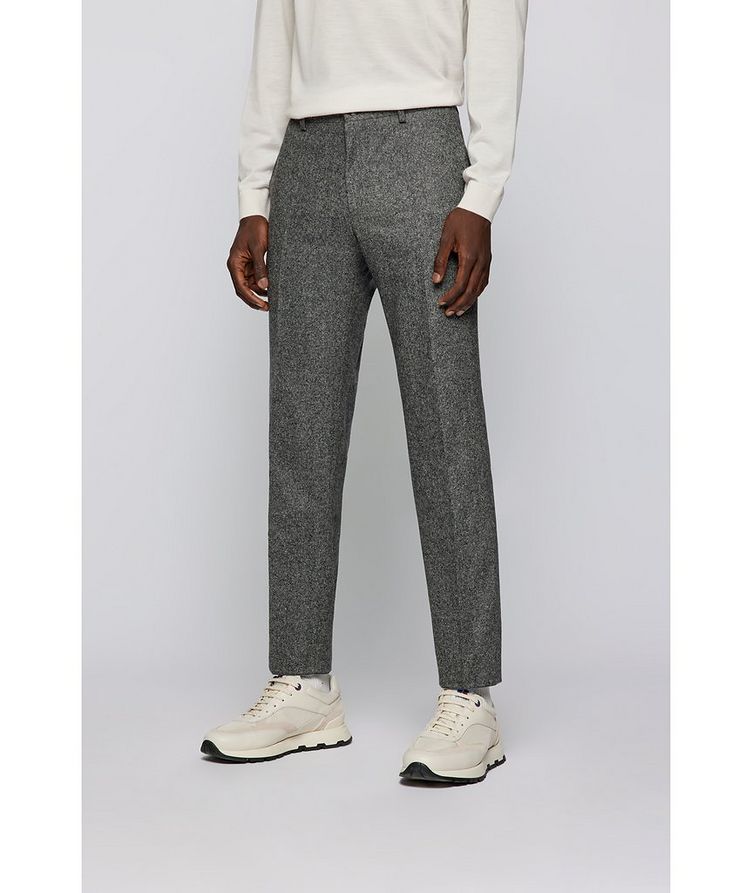 Wool-Silk Stretch Trousers image 1