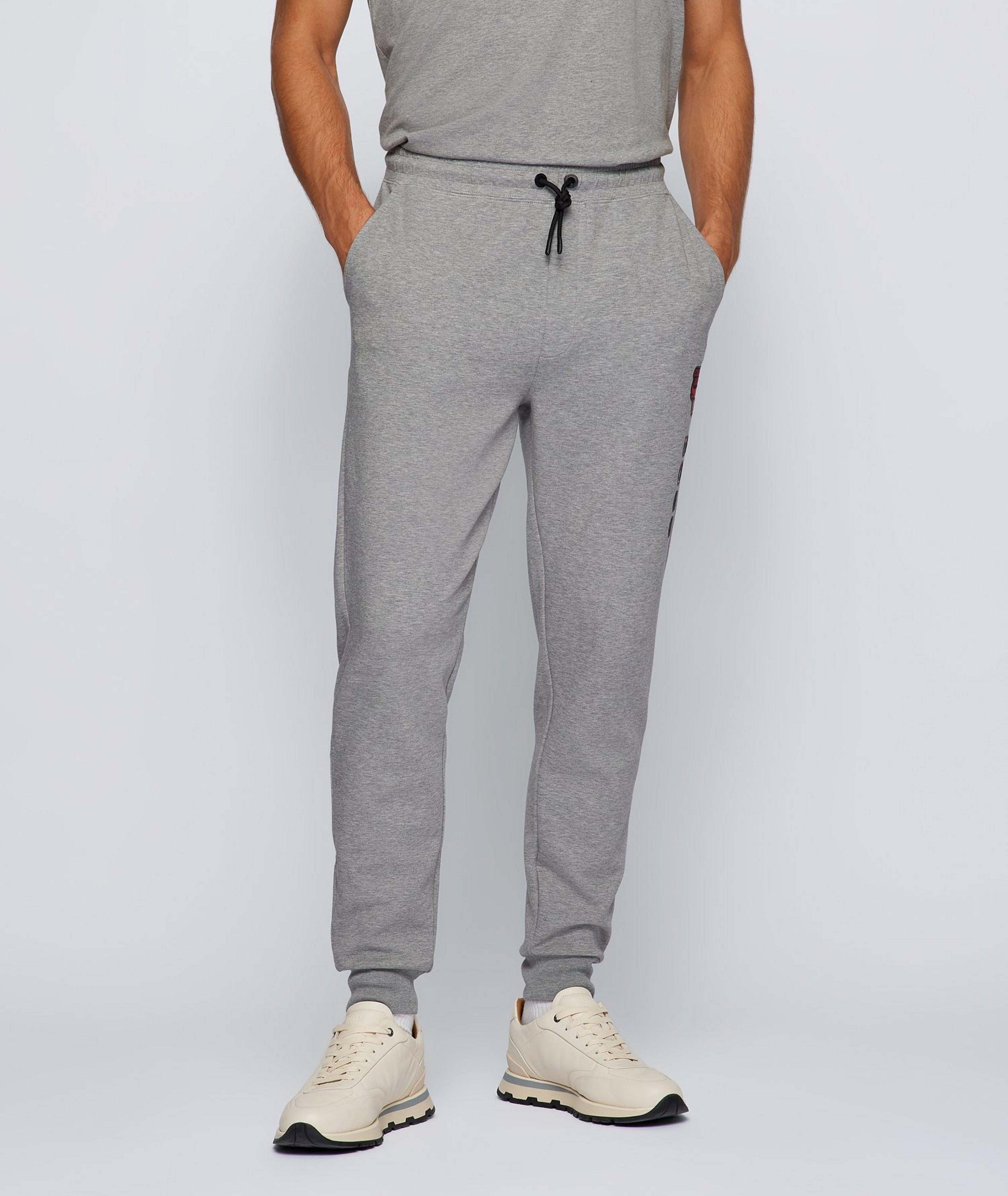 BOSS X NBA Logo Cotton-Blend Joggers image 1