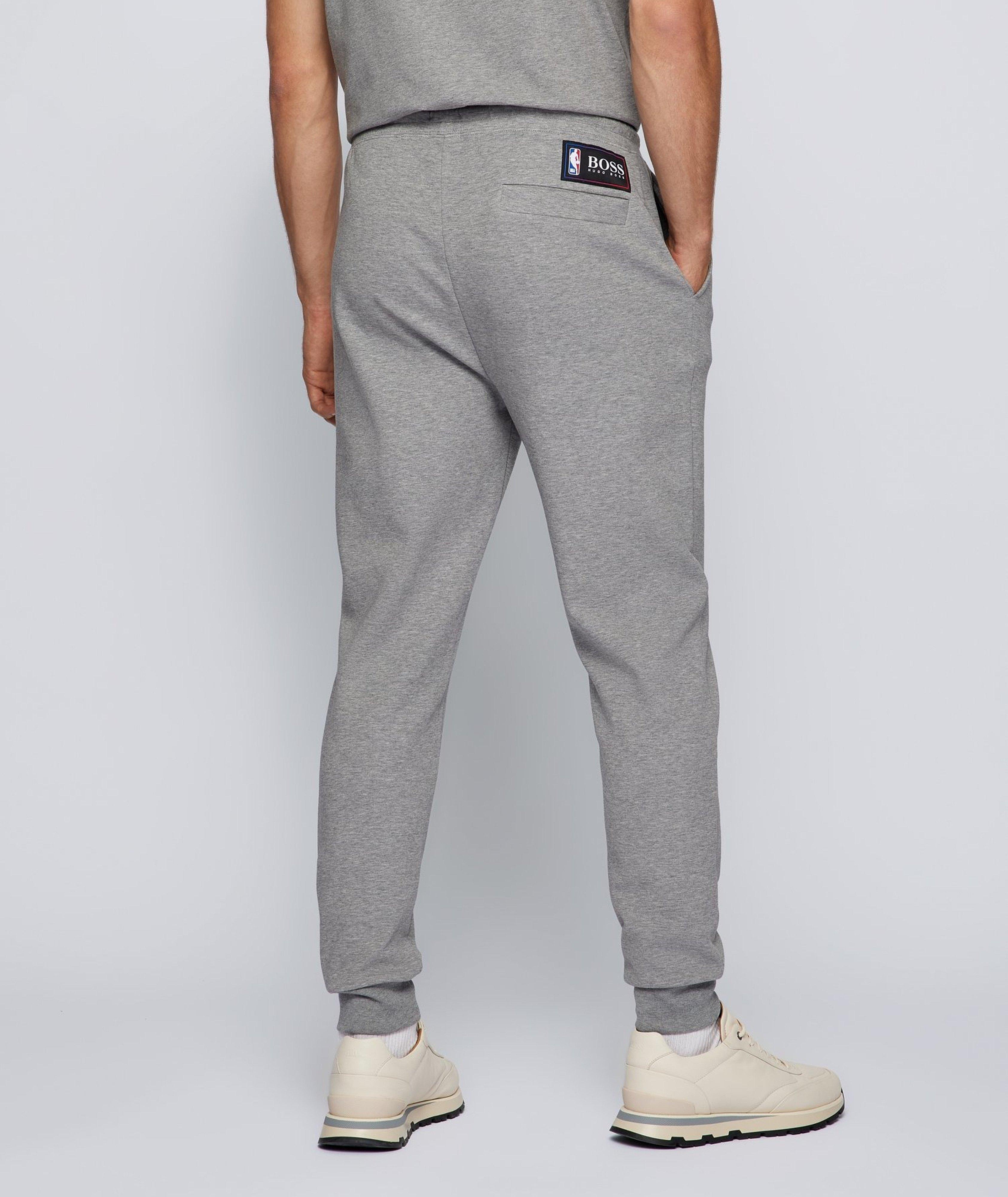 BOSS X NBA Logo Cotton-Blend Joggers image 2