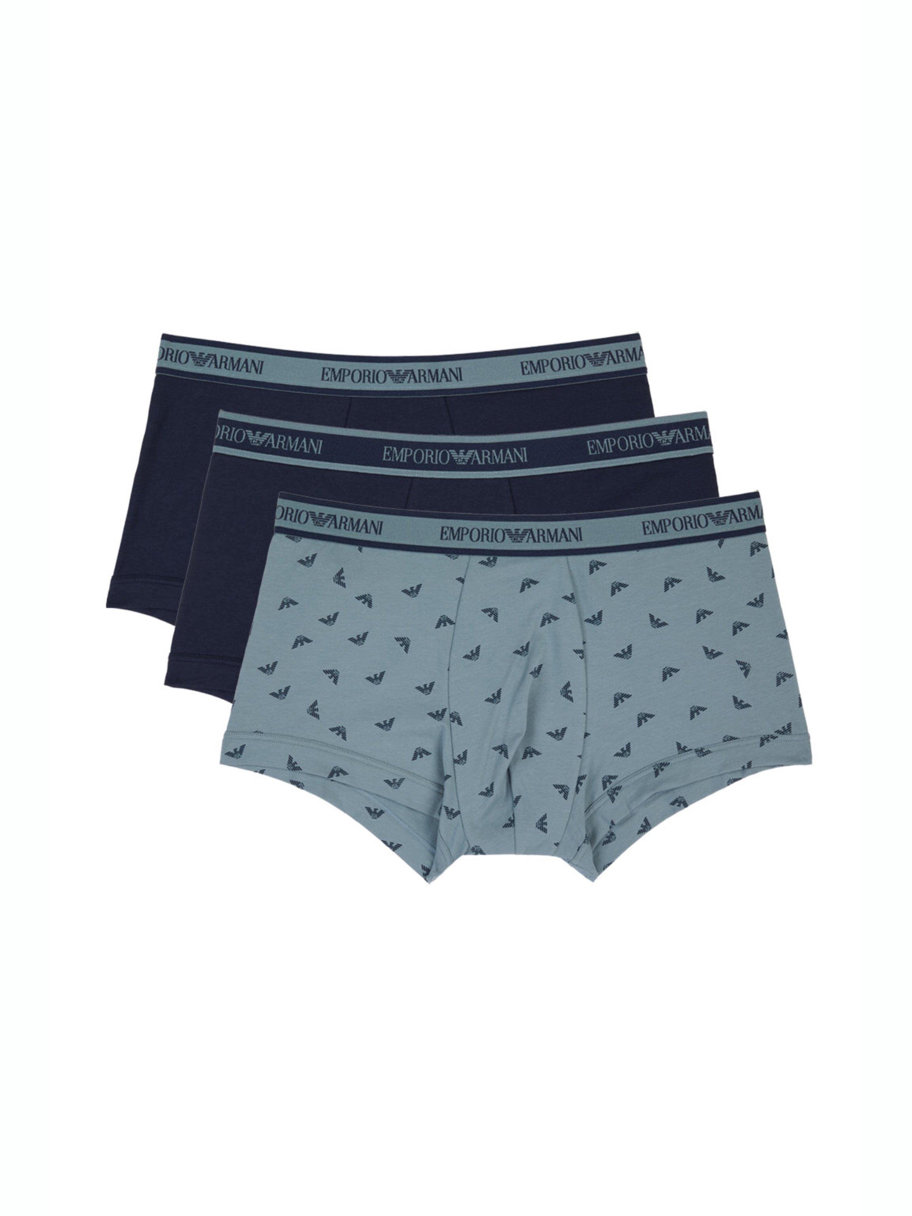 Ensemble de trois boxeurs en coton extensible image 0